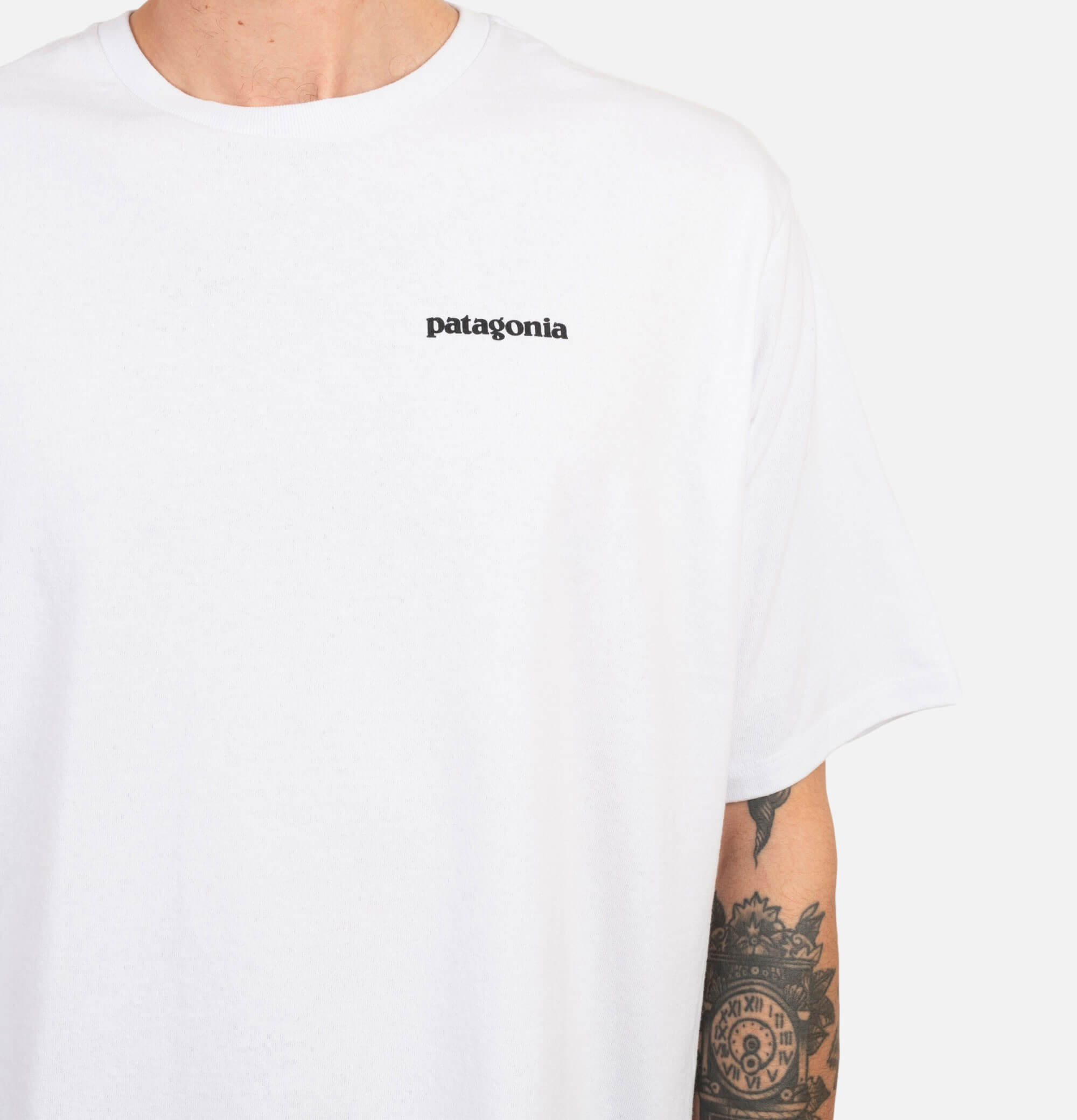 Patagonia T-Shirt P6 Logo Blanc