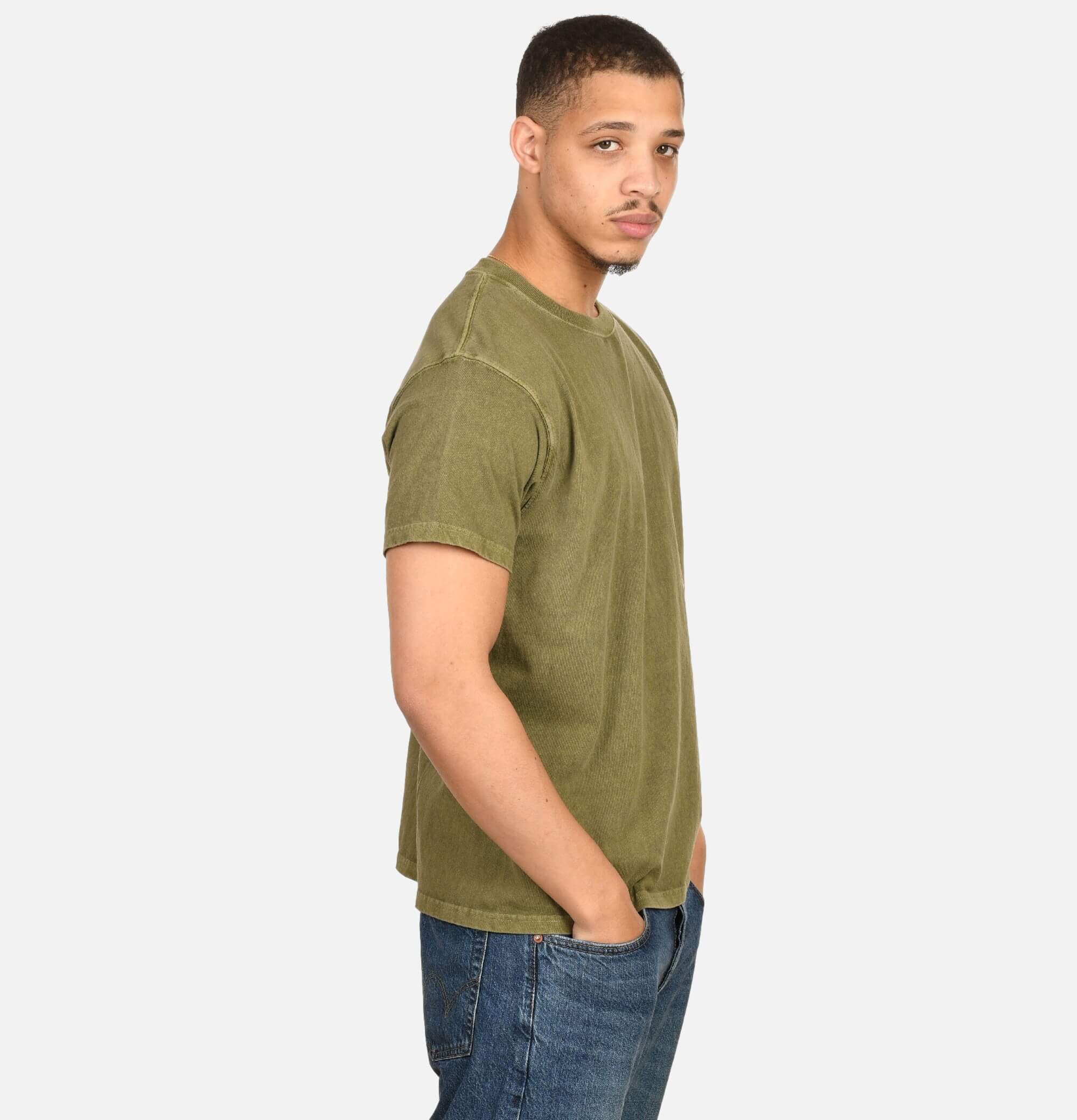 Good On Japan Crew Tee Sage