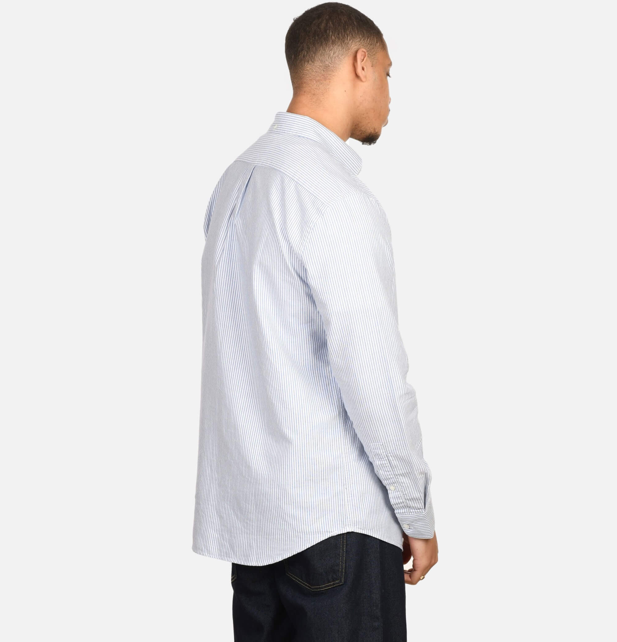 Chemise Portuguese Flannel Belavista Stripes blue