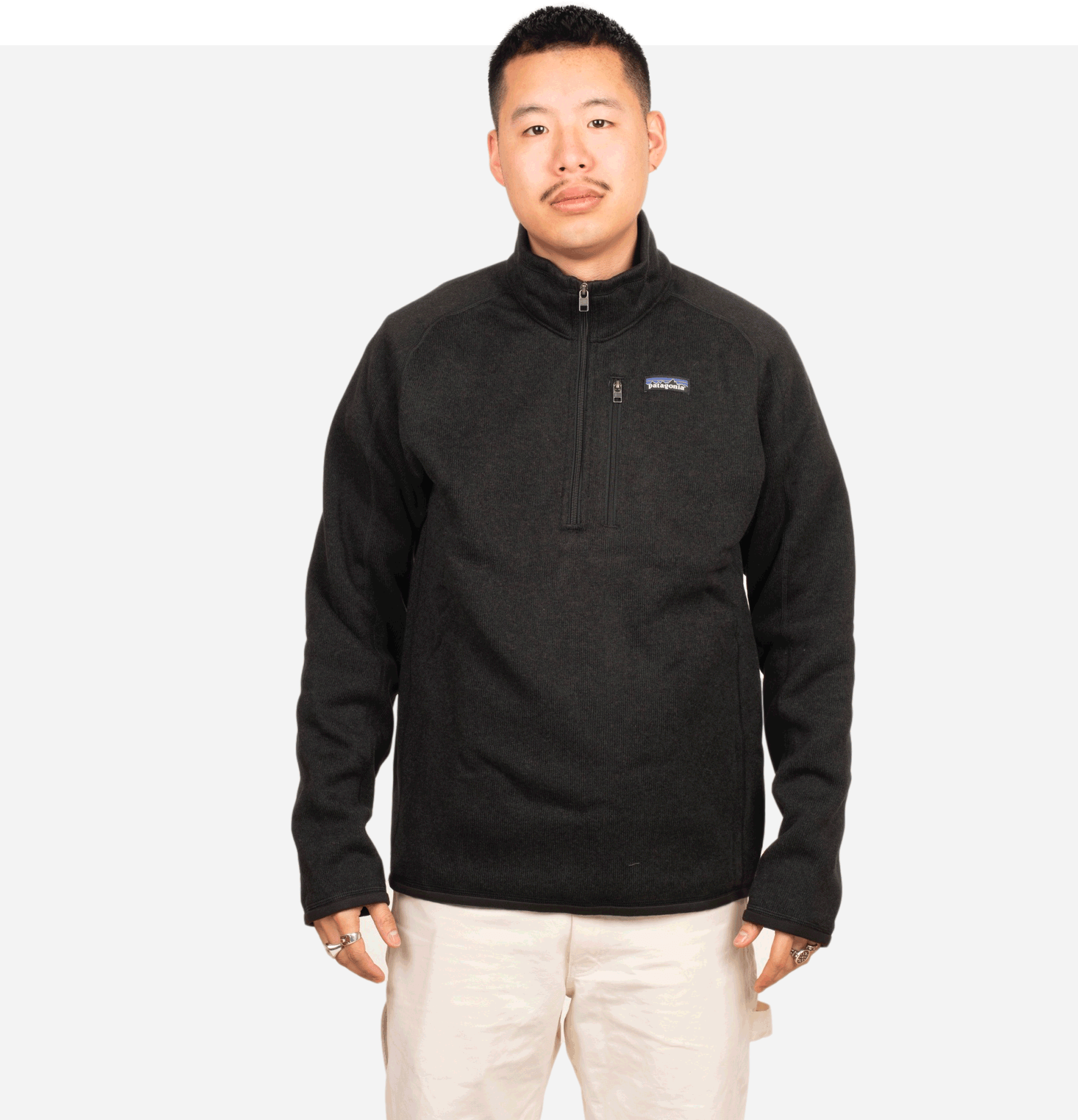 Patagonia Better Sweater 3/4 Zip Noir
