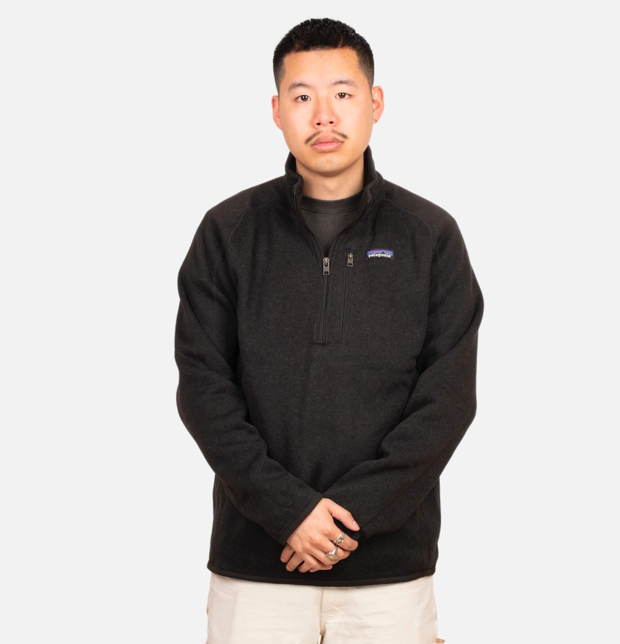 Patagonia Better Sweater 3/4 Zip Noir