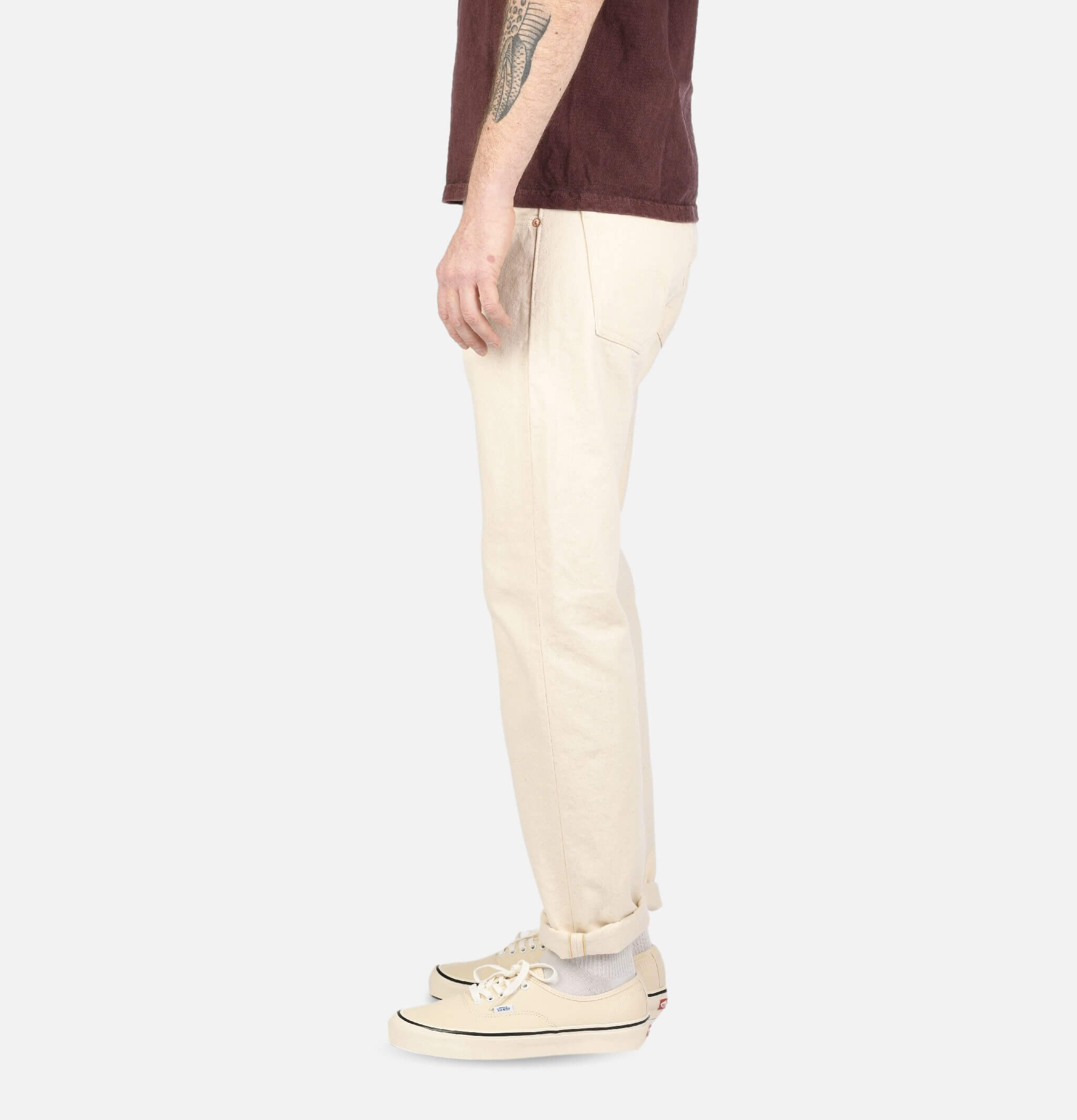 Regular Tapered Jeans Natural