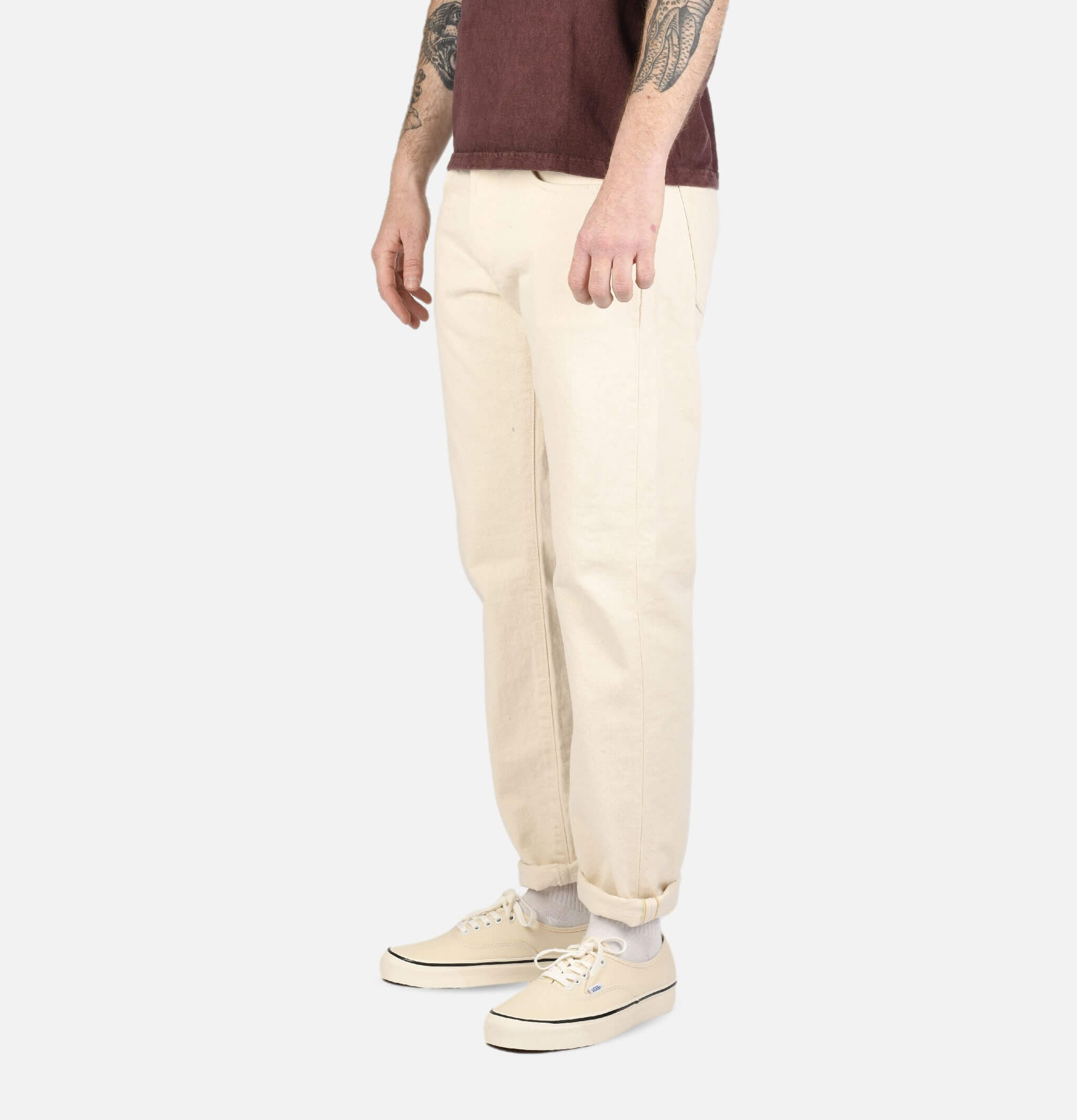 Regular Tapered Jeans Natural