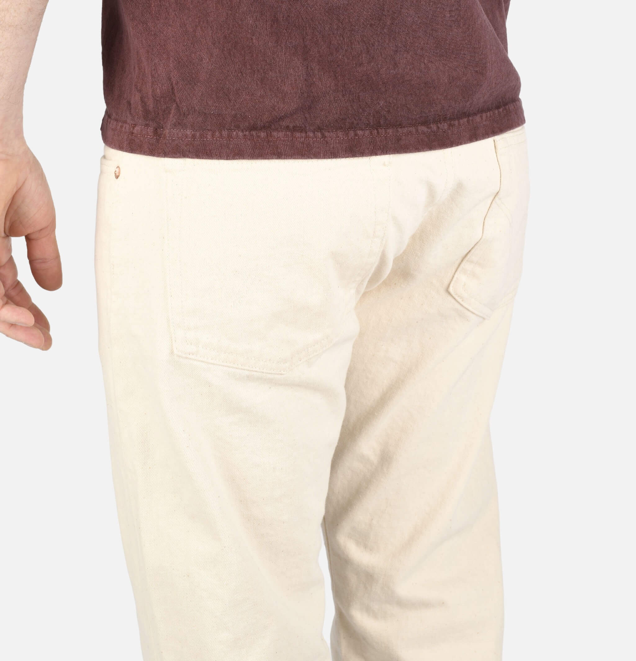 Regular Tapered Jeans Natural