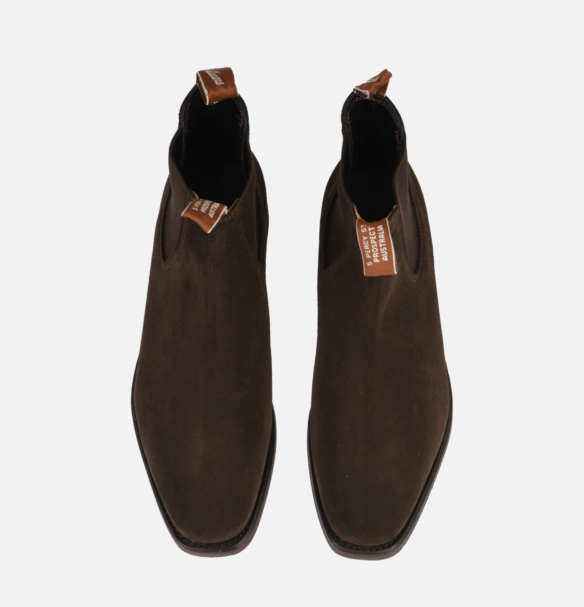 R.M.Williams Bottes Comfort Crafstman Chocolate Suede
