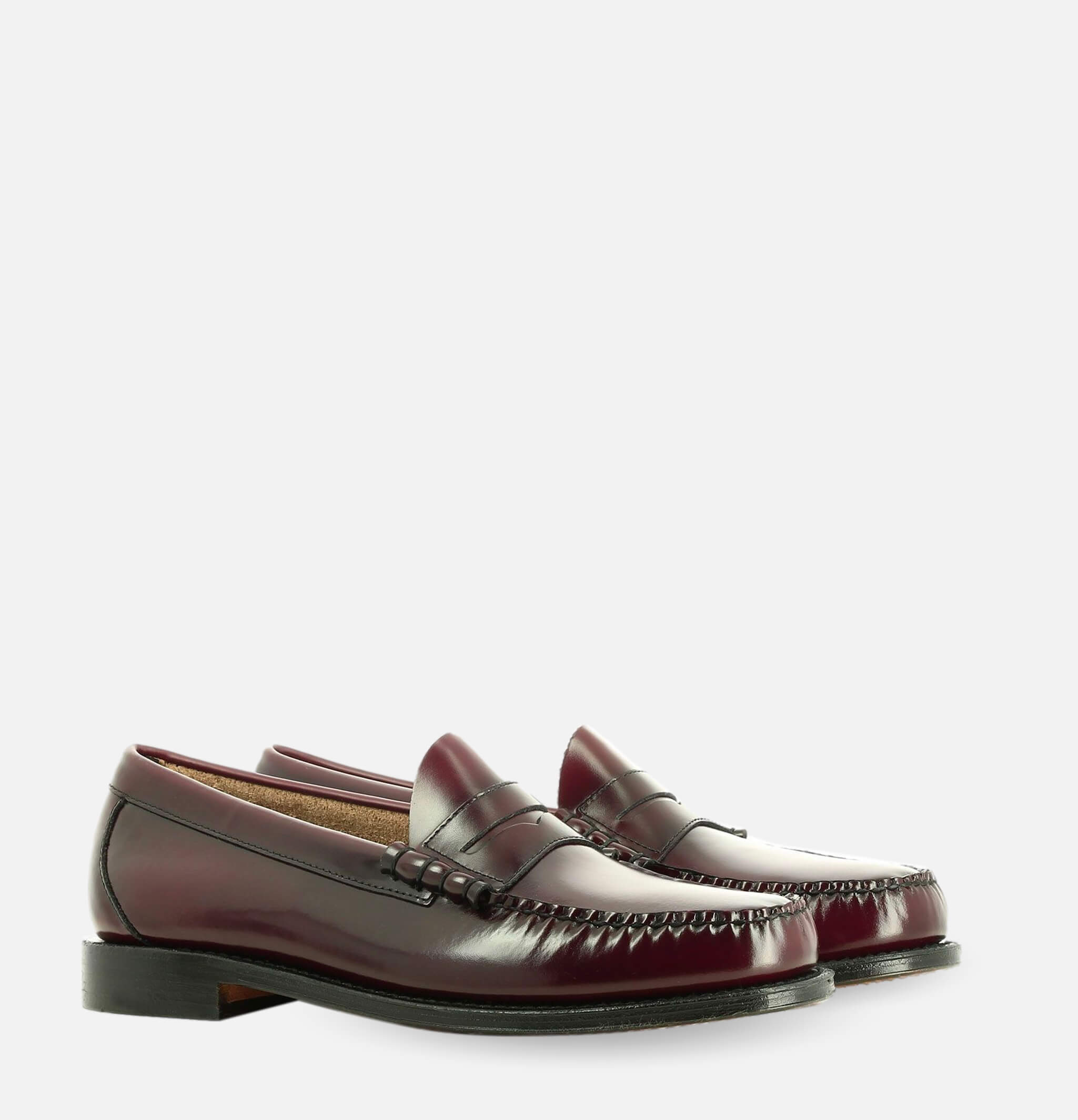 G.H Bass Moccasins Weejuns Penny Loafer Wine