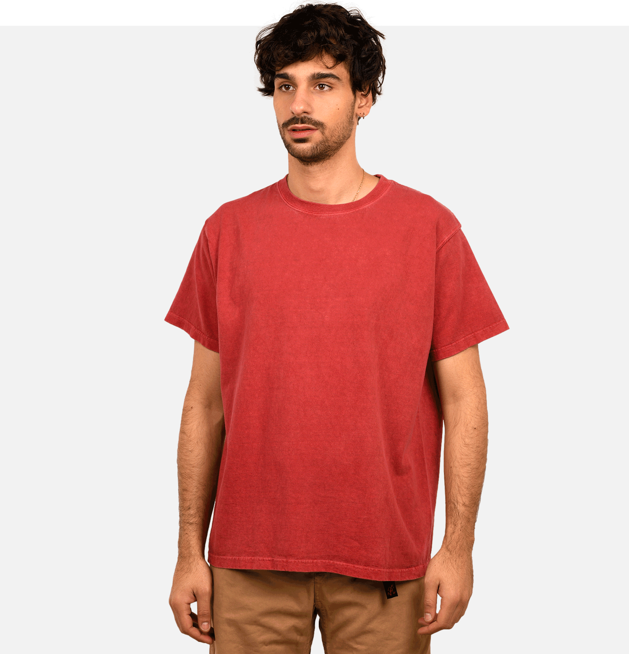 Good On Japan Crew Tee Rouge