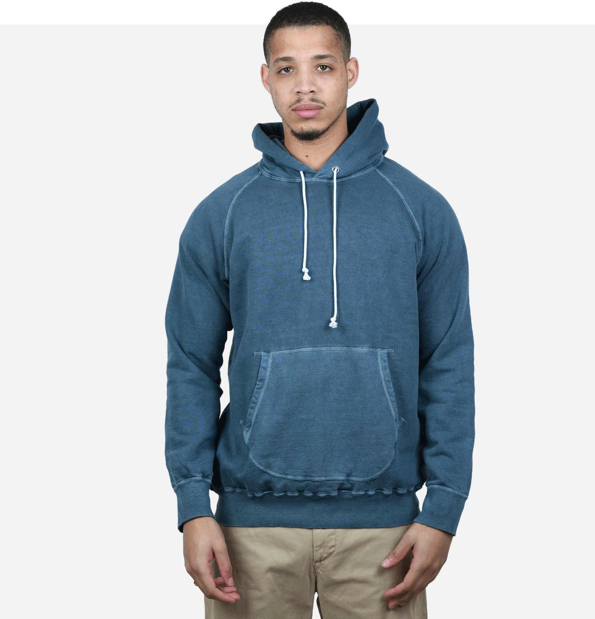 Good On Japan Pullover Hooded Sweat Pigment Dyed Slate