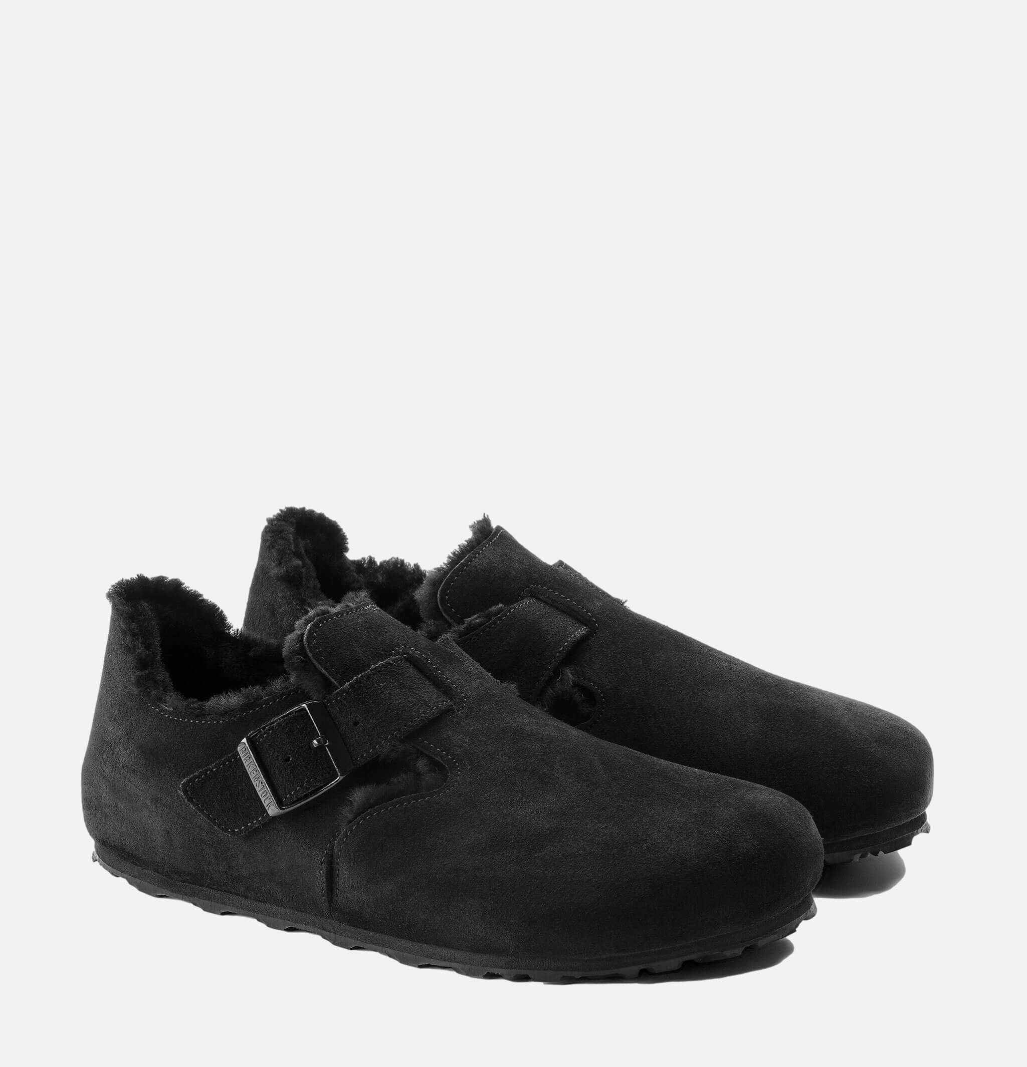 Birkenstock | London Shearling Black | Royalcheese Paris
