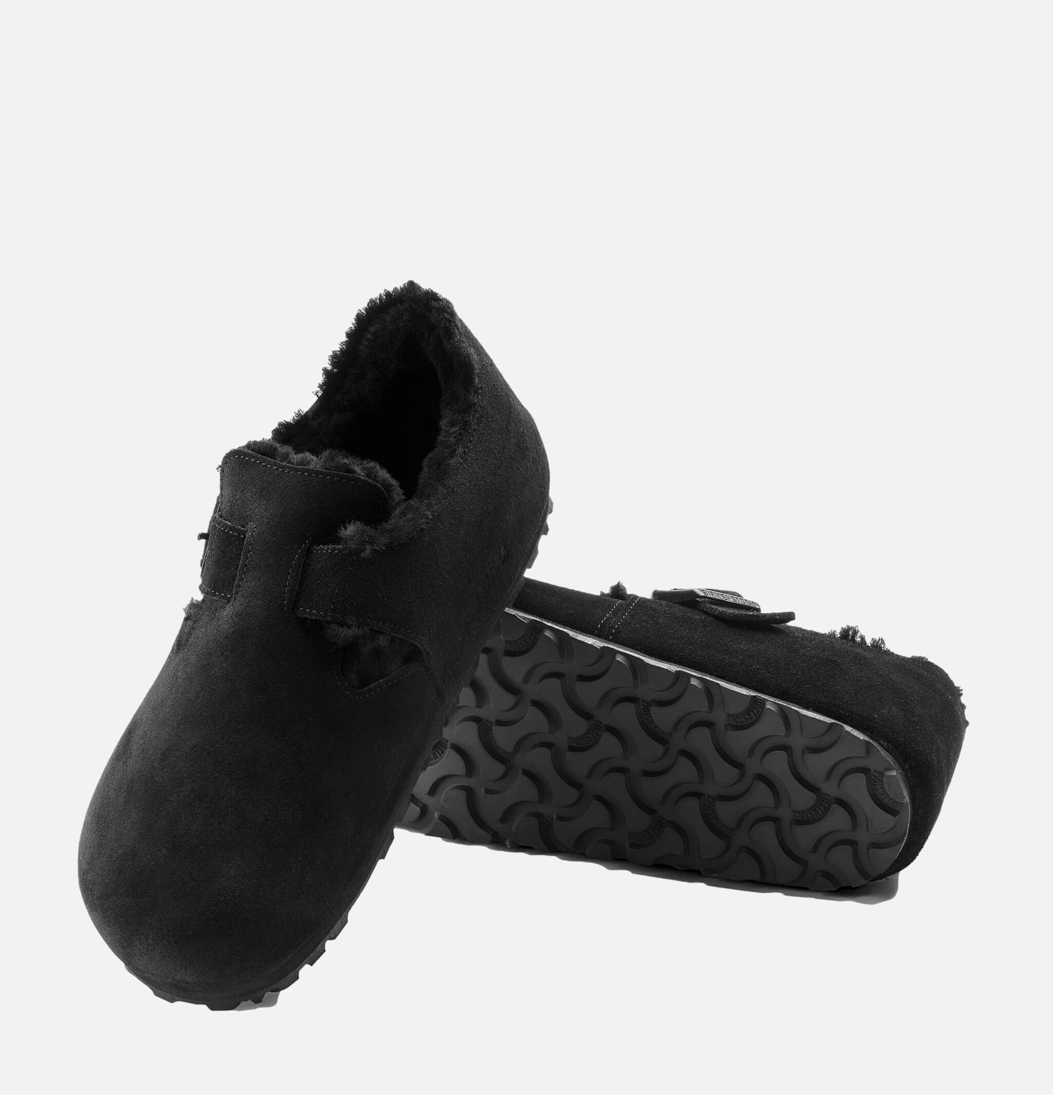Birkenstock | London Shearling Black | Royalcheese Paris
