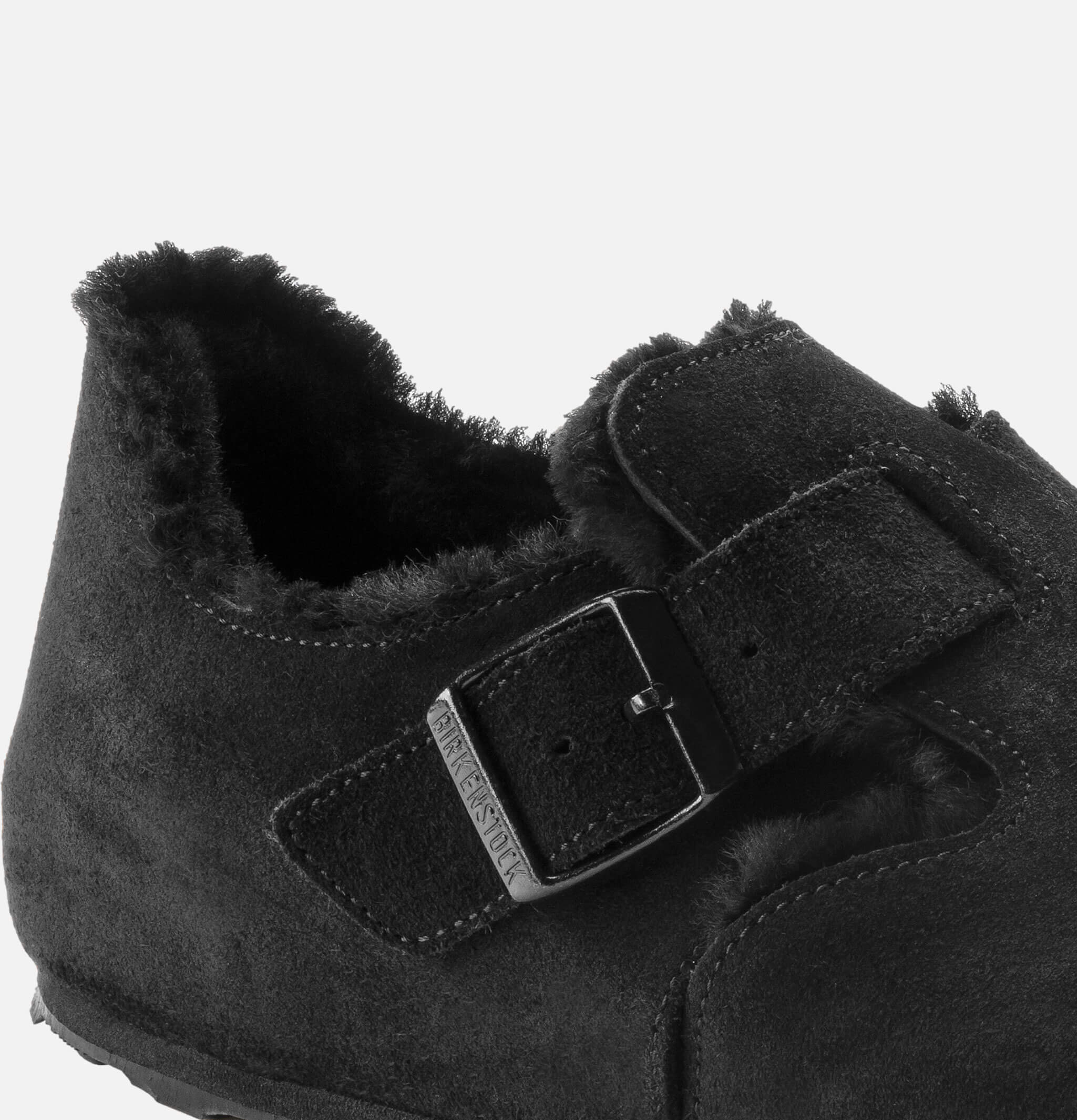 Birkenstock | London Shearling Black | Royalcheese Paris