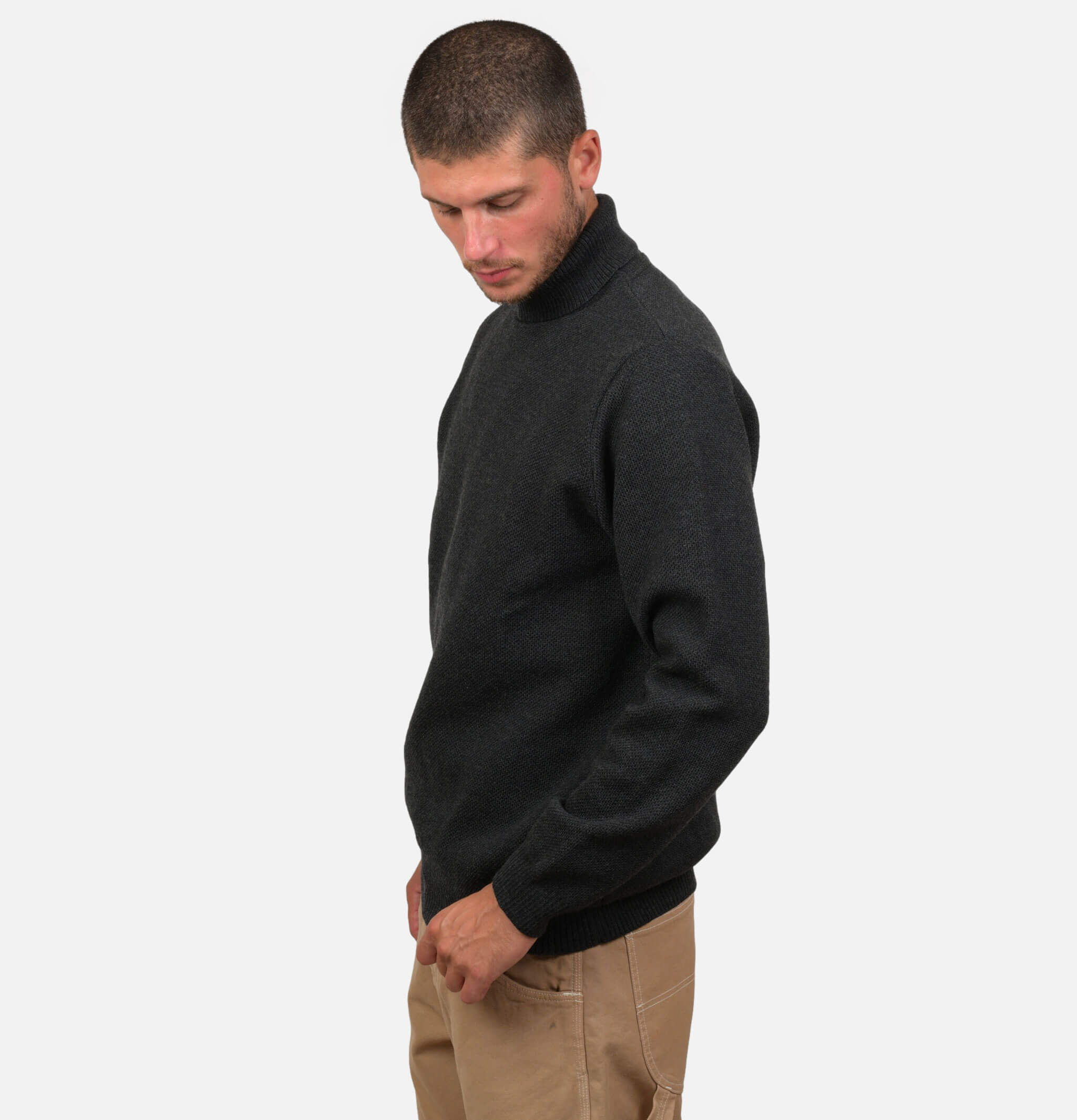 Nitto Pull Youri Col roulé Charcoal