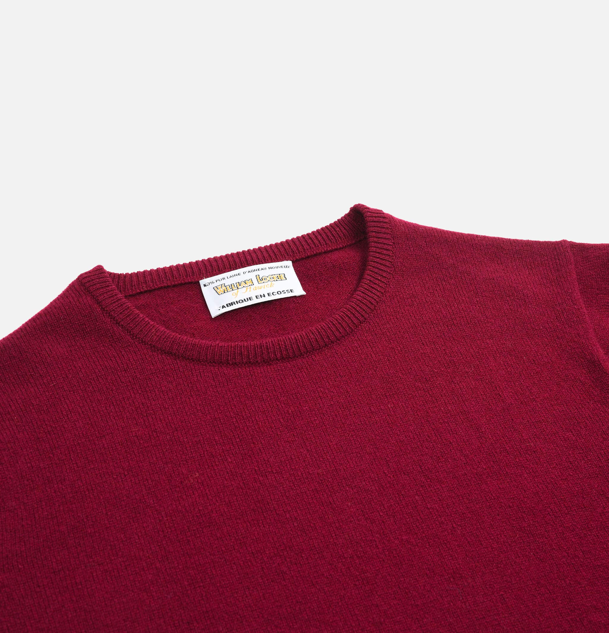 William Lockie Pull Col Rond Bordeaux