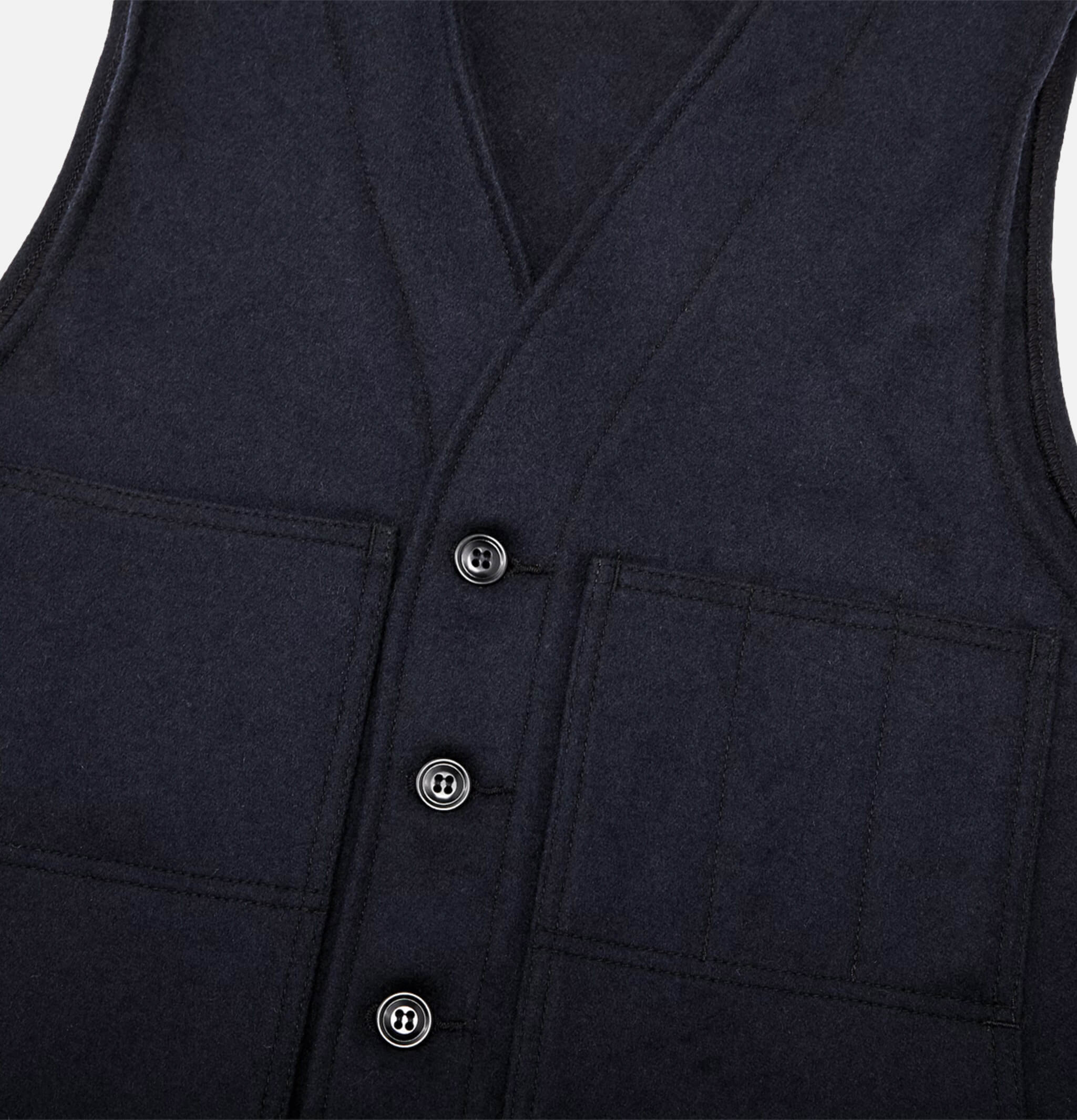 Filson | Wool Mackinaw Vest 10055 Navy | Royalcheese Paris