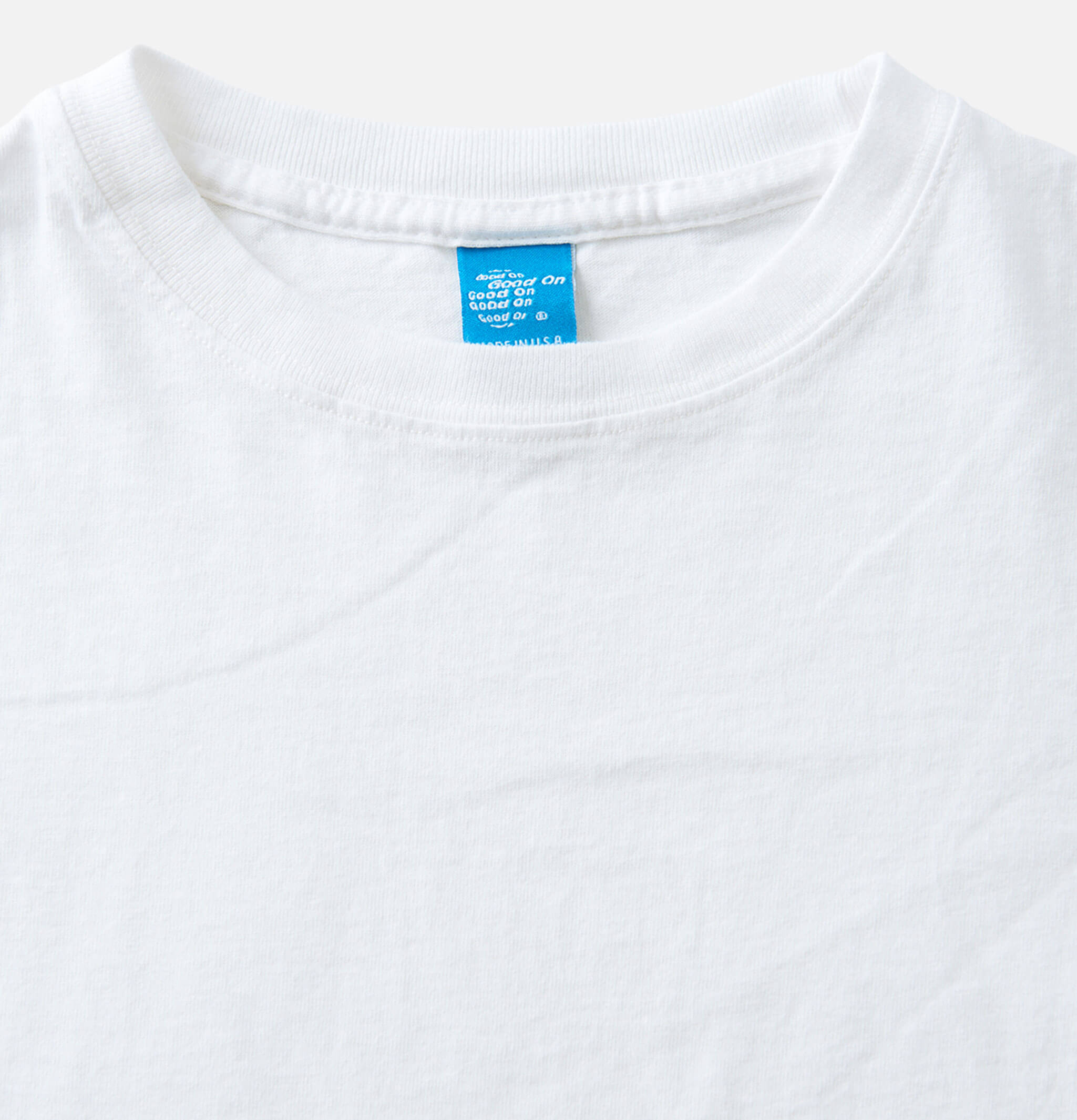Good On Japan Crew Tee Non Pigment Blanc