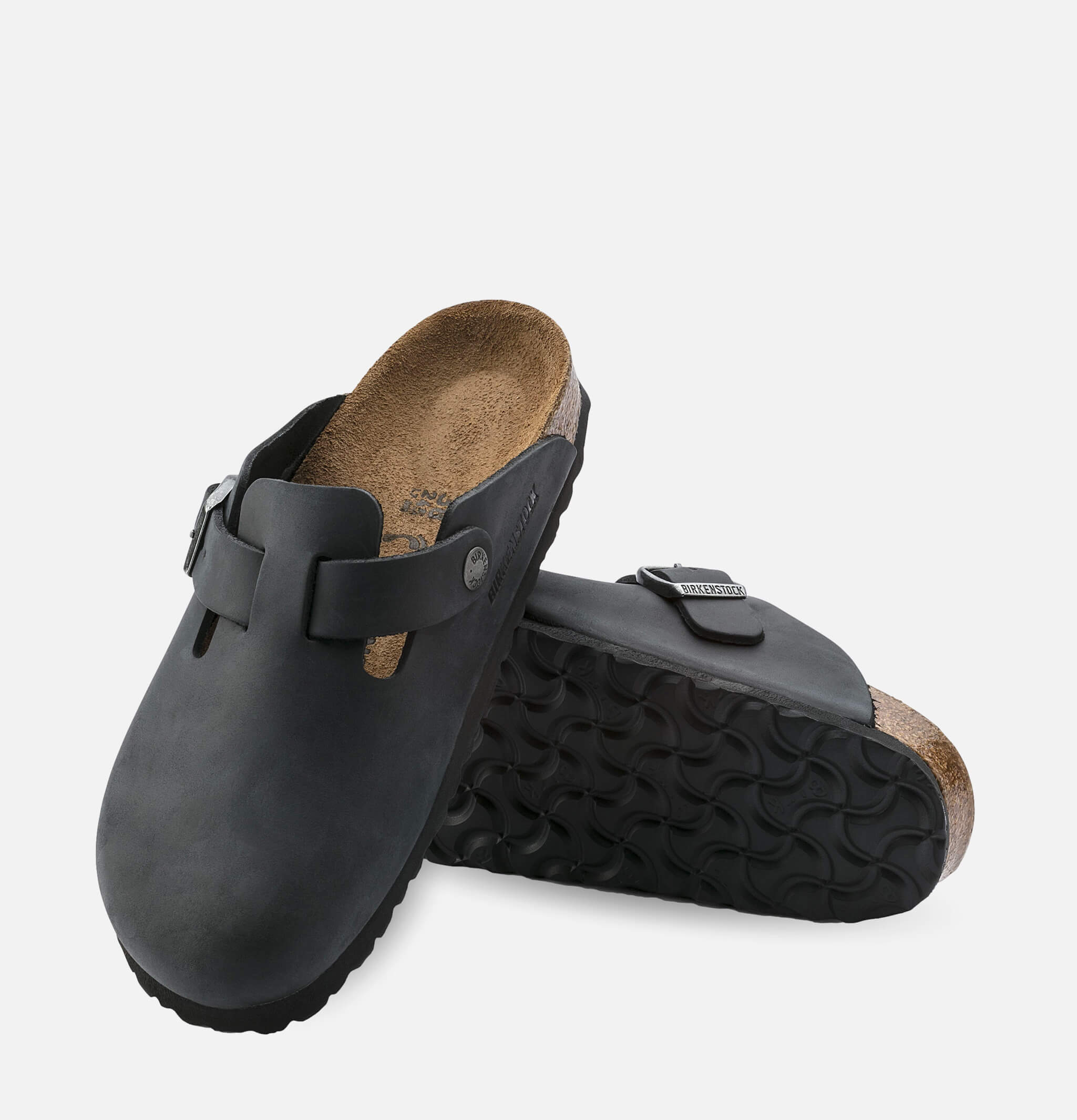 Birkenstock | Boston Narrow Wax Black | Royalcheese Paris