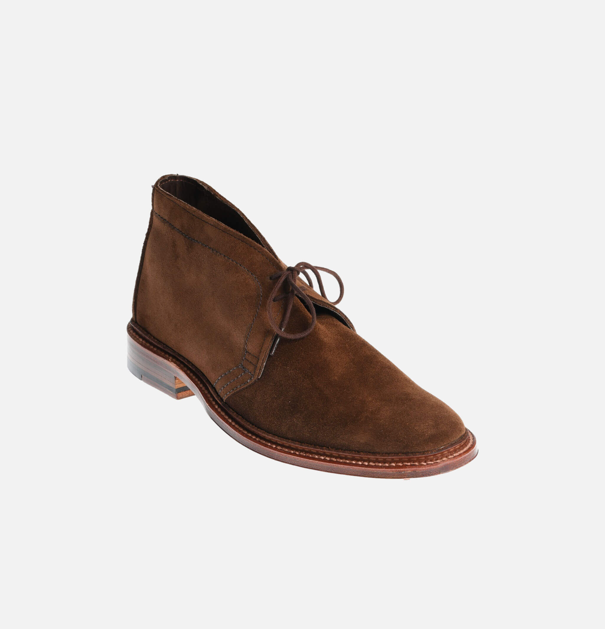 Alden Shoe Co Bottes Unlined Chukka Brown Suede 1492