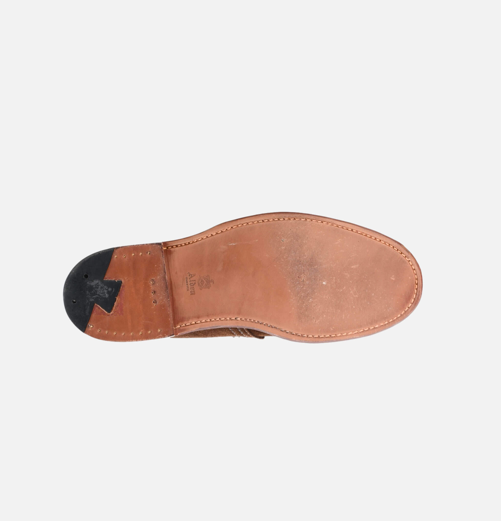 Alden Shoe Co Bottes Unlined Chukka Brown Suede 1492