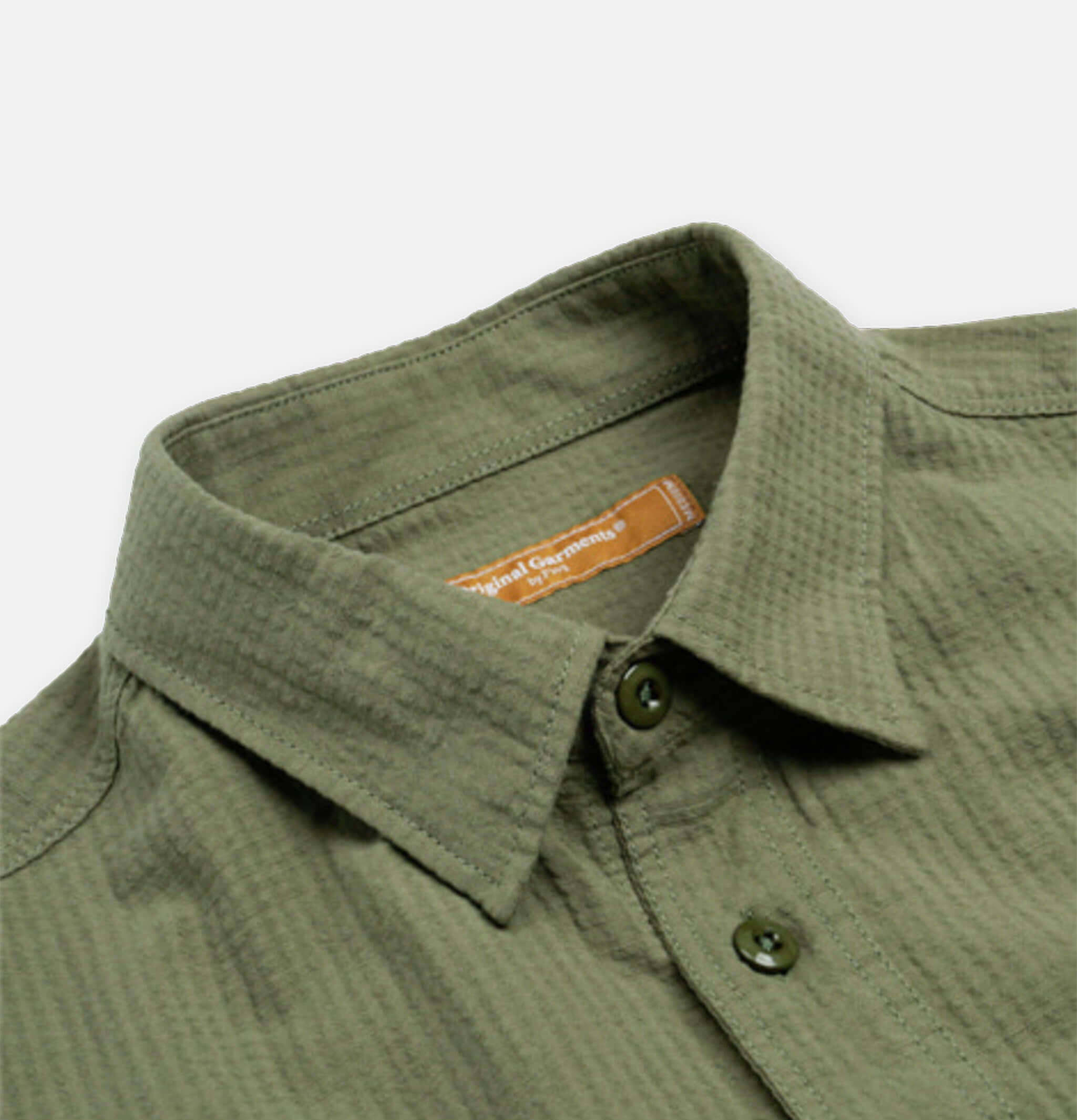 Frizmworks Chemise Dobby Seersucker Olive