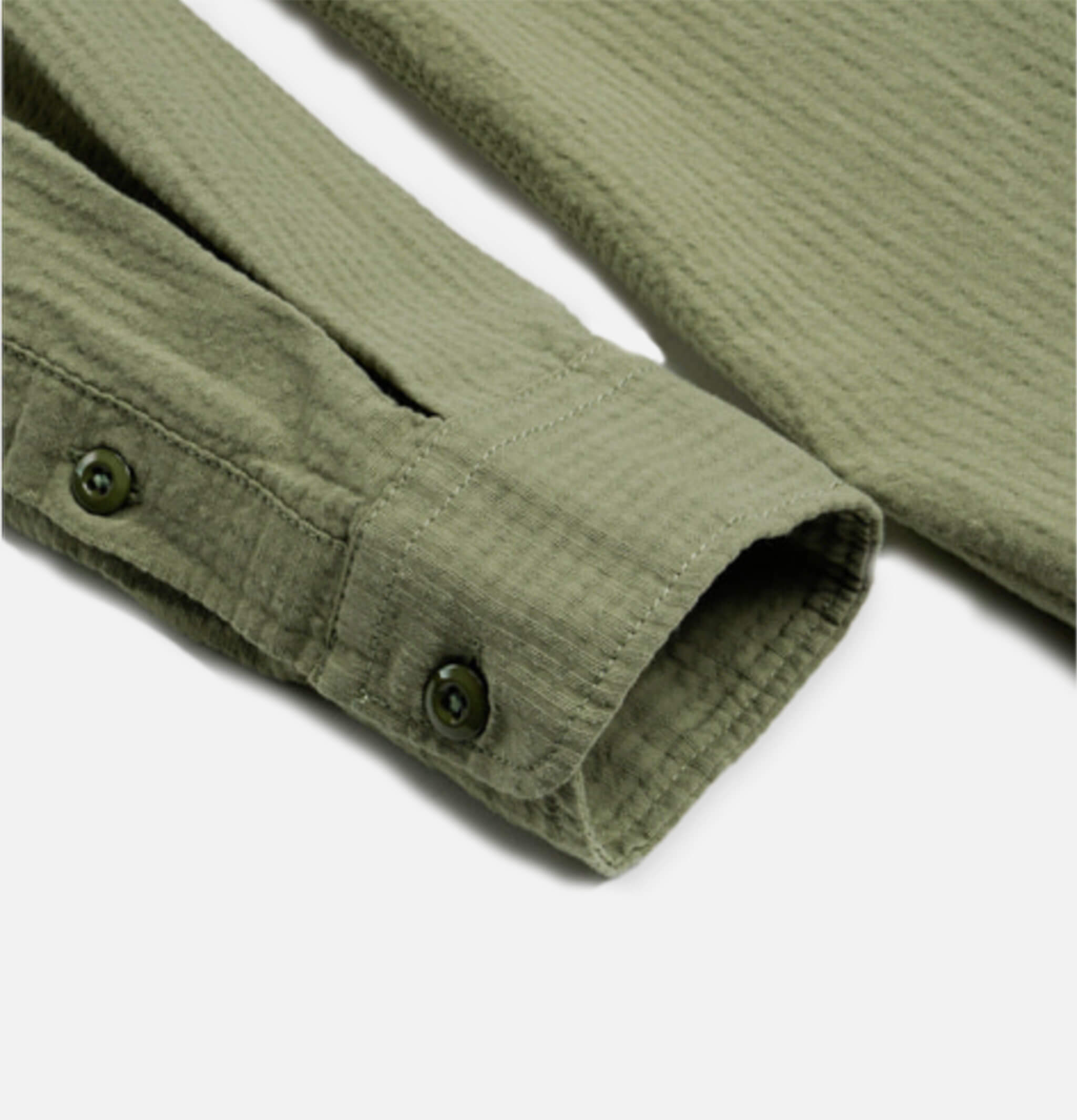Frizmworks Chemise Dobby Seersucker Olive