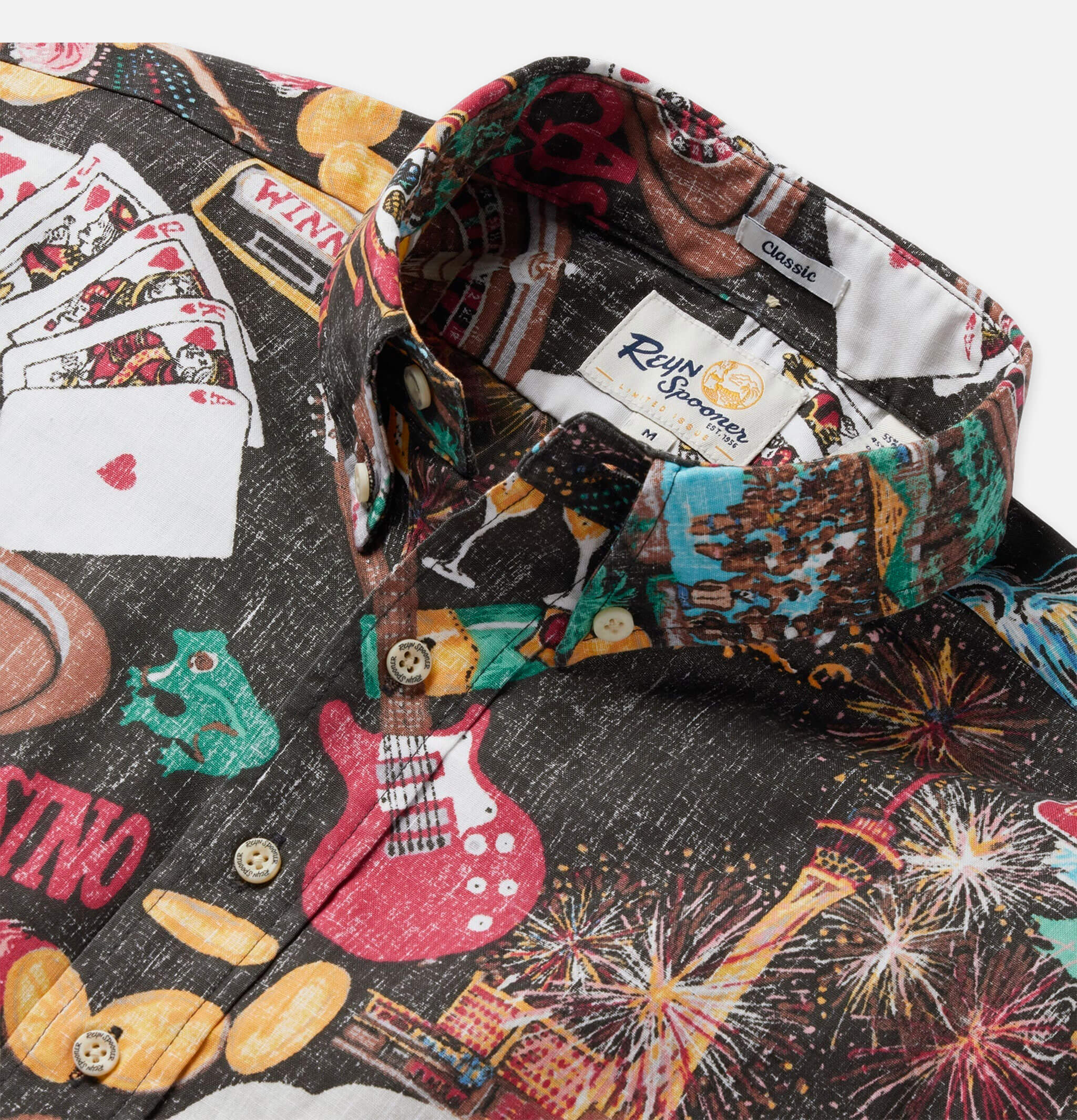 Reyn Spooner Chemise 9th Island Noir