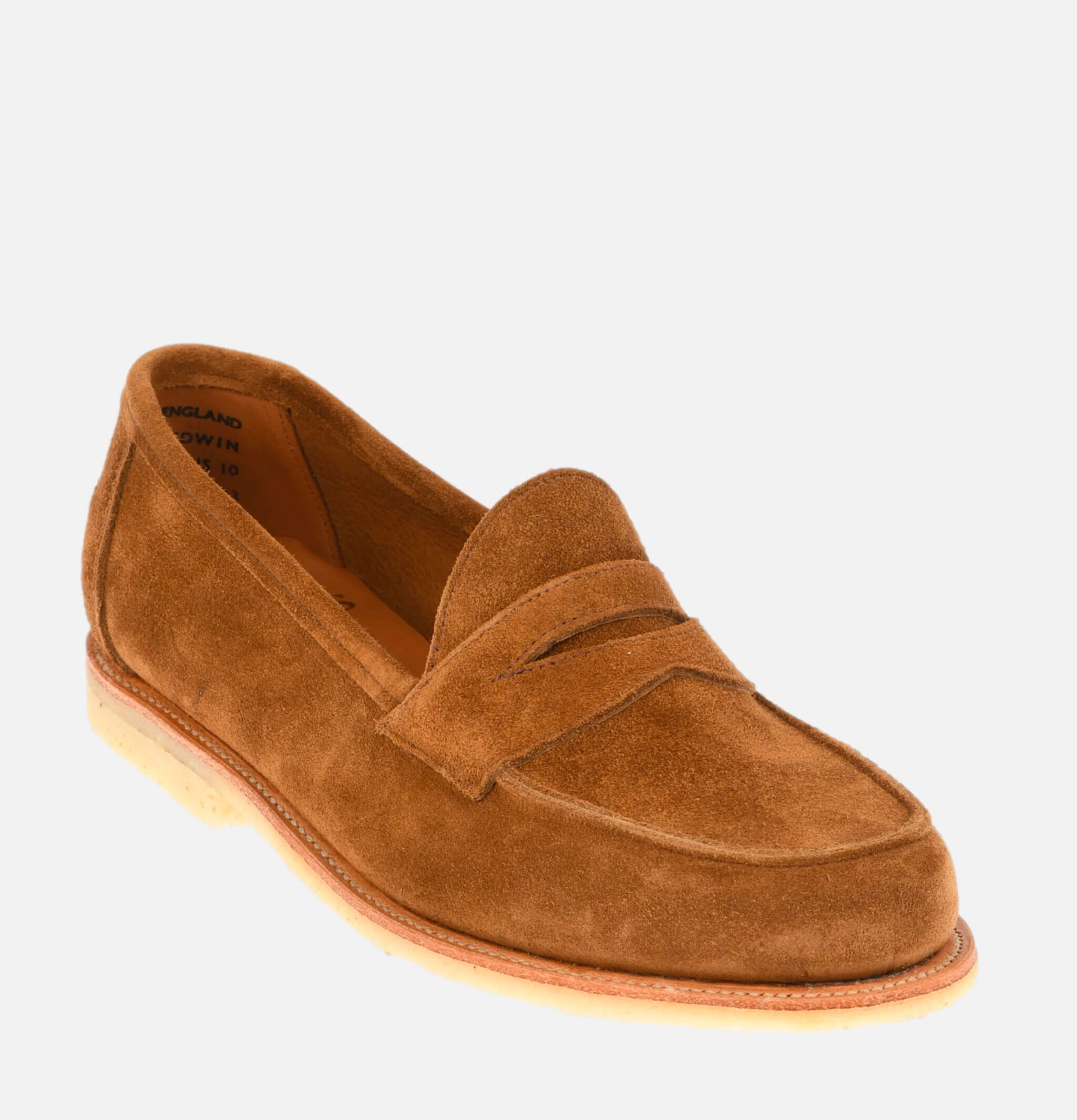 Sanders UK Moccassins Edwin Penny Loafer Tobacco