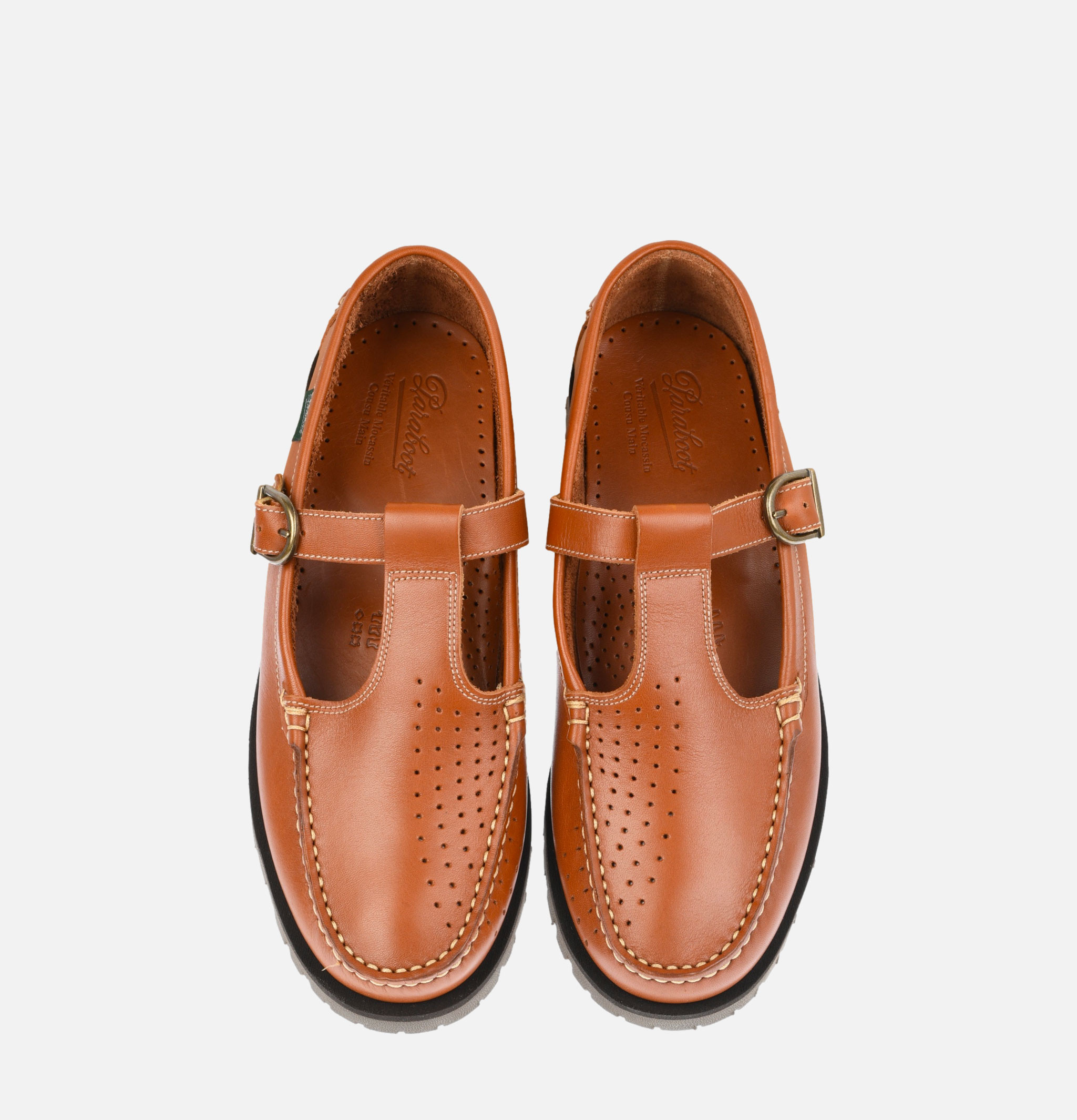 Paraboot Sandales Babord Cognac