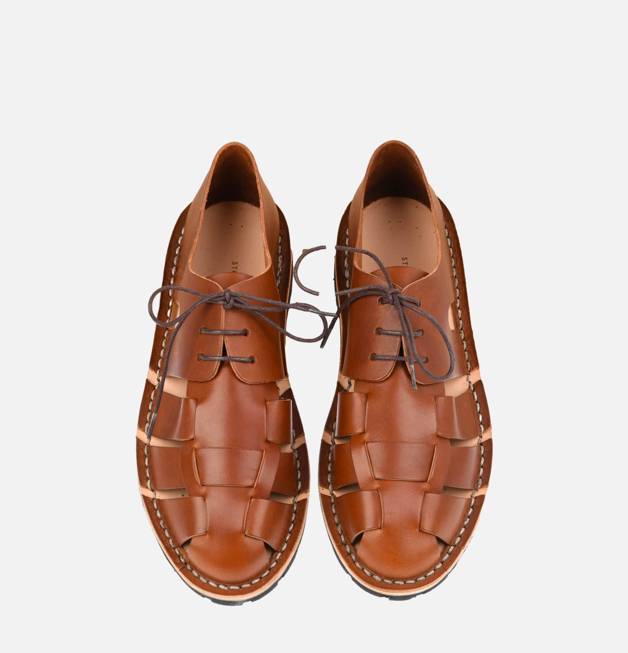 Steve Mono Artisanal Sandal Shoe Chocolate