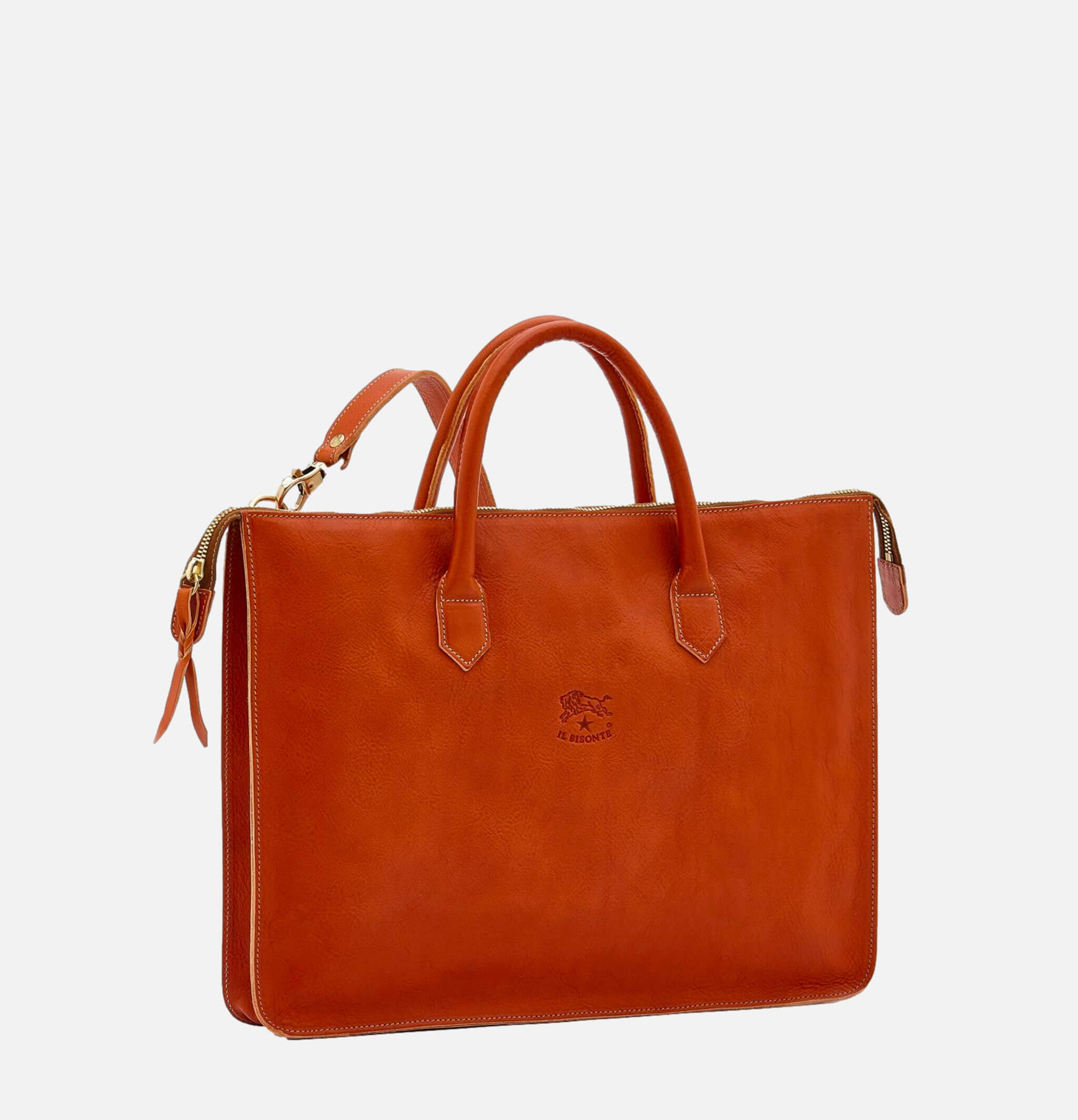Il Bisonte | Briefcase Caramel | Shop Royalcheese Paris