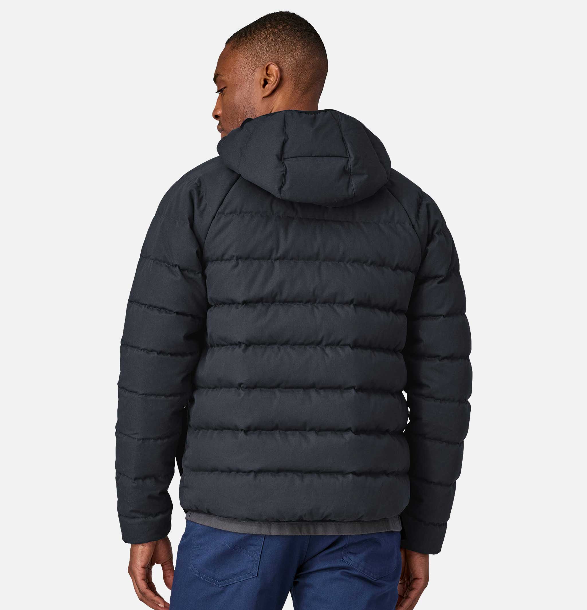 Wax Down Jacket Pitch Blue