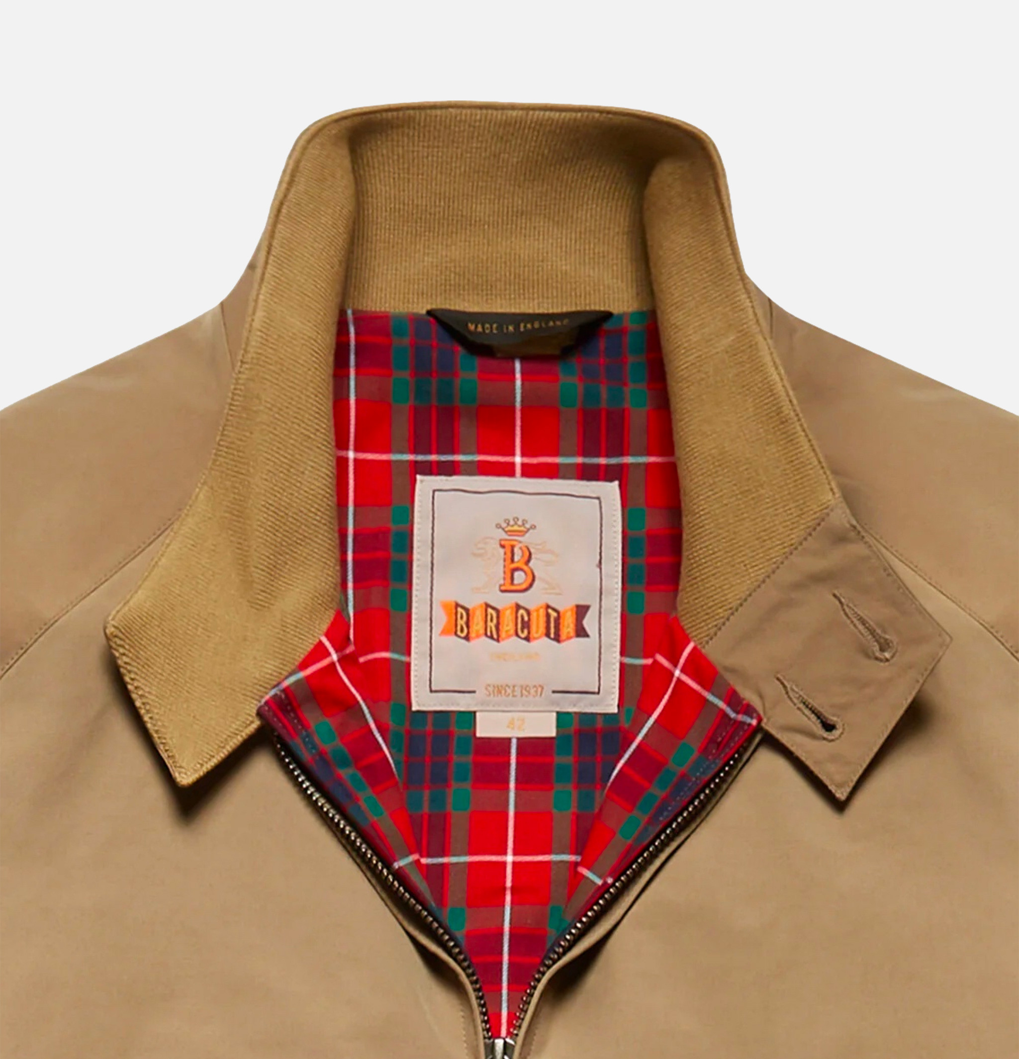 Baracuta | Blouson Harrington G9 | Tan | Shop Royalcheese Paris