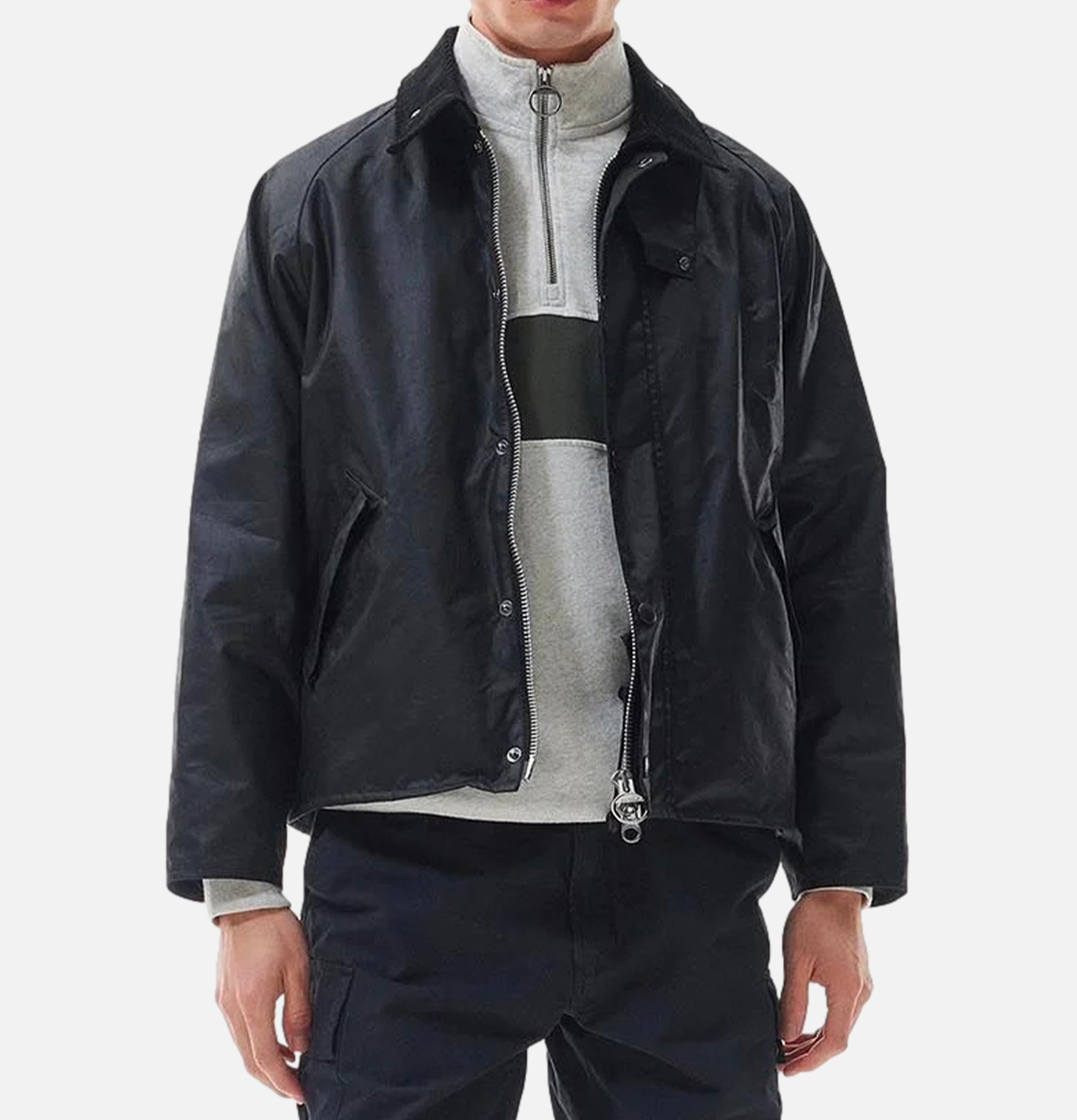 Veste Barbour Transport Wax Jacket Black