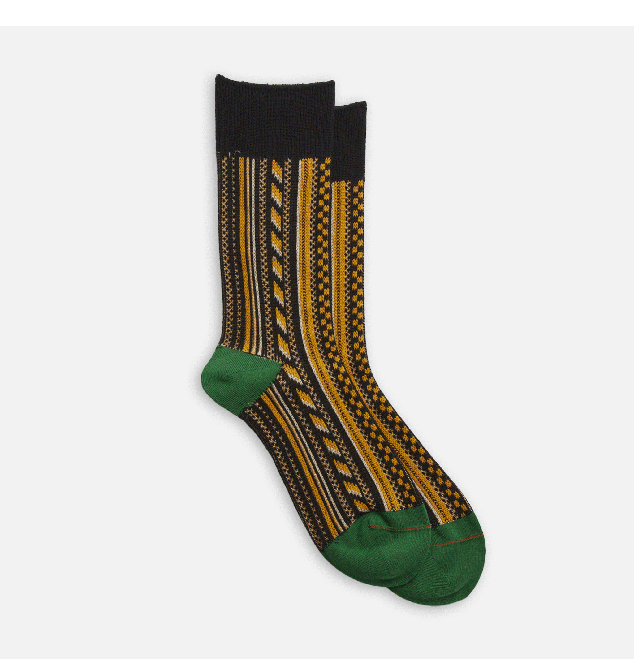 Rototo | Multi Vertical Jaquard Socks | Royalcheese Paris