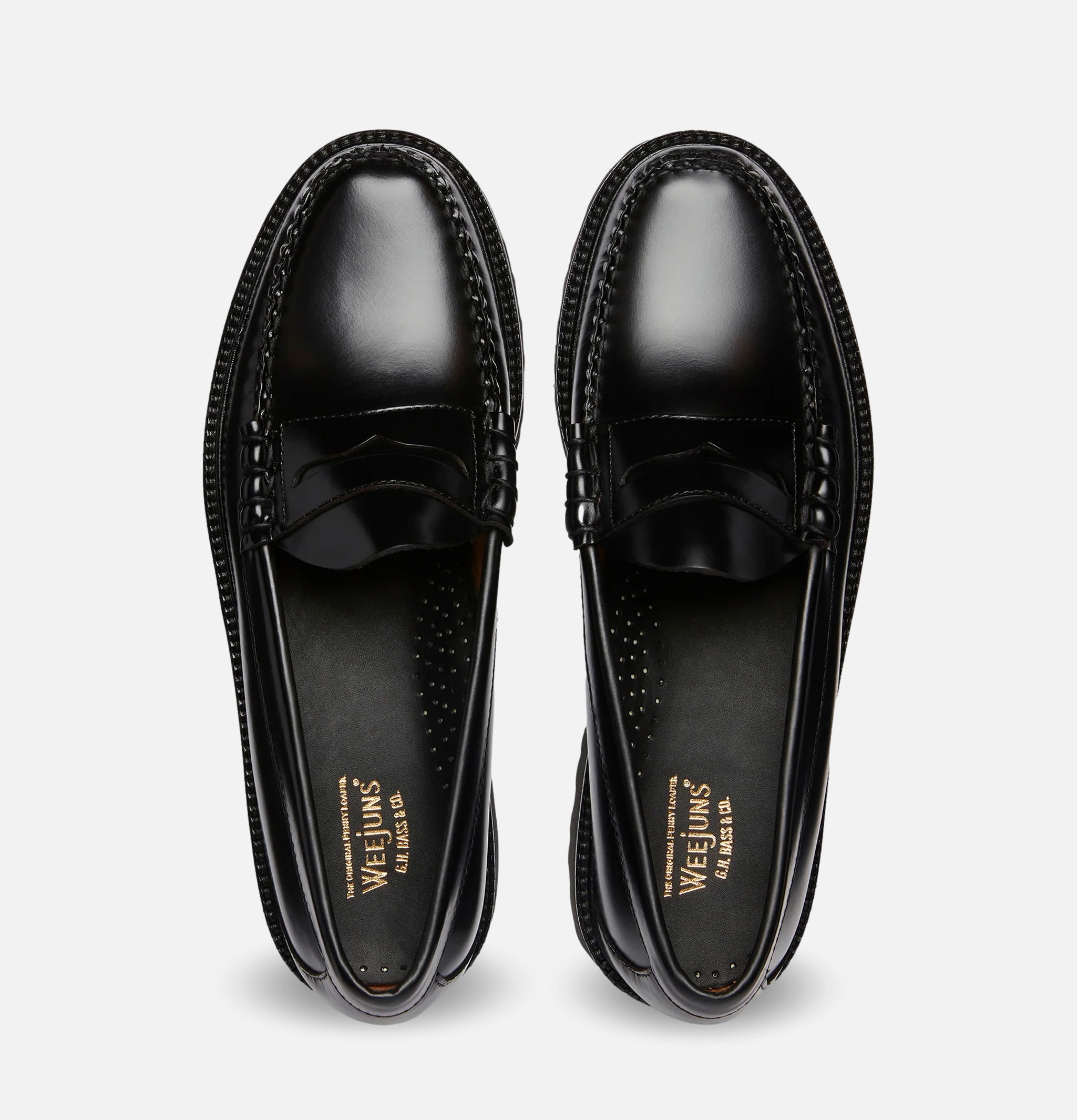 G.H Bass | Larson 90's Penny Loafer Black | Royalcheese Paris