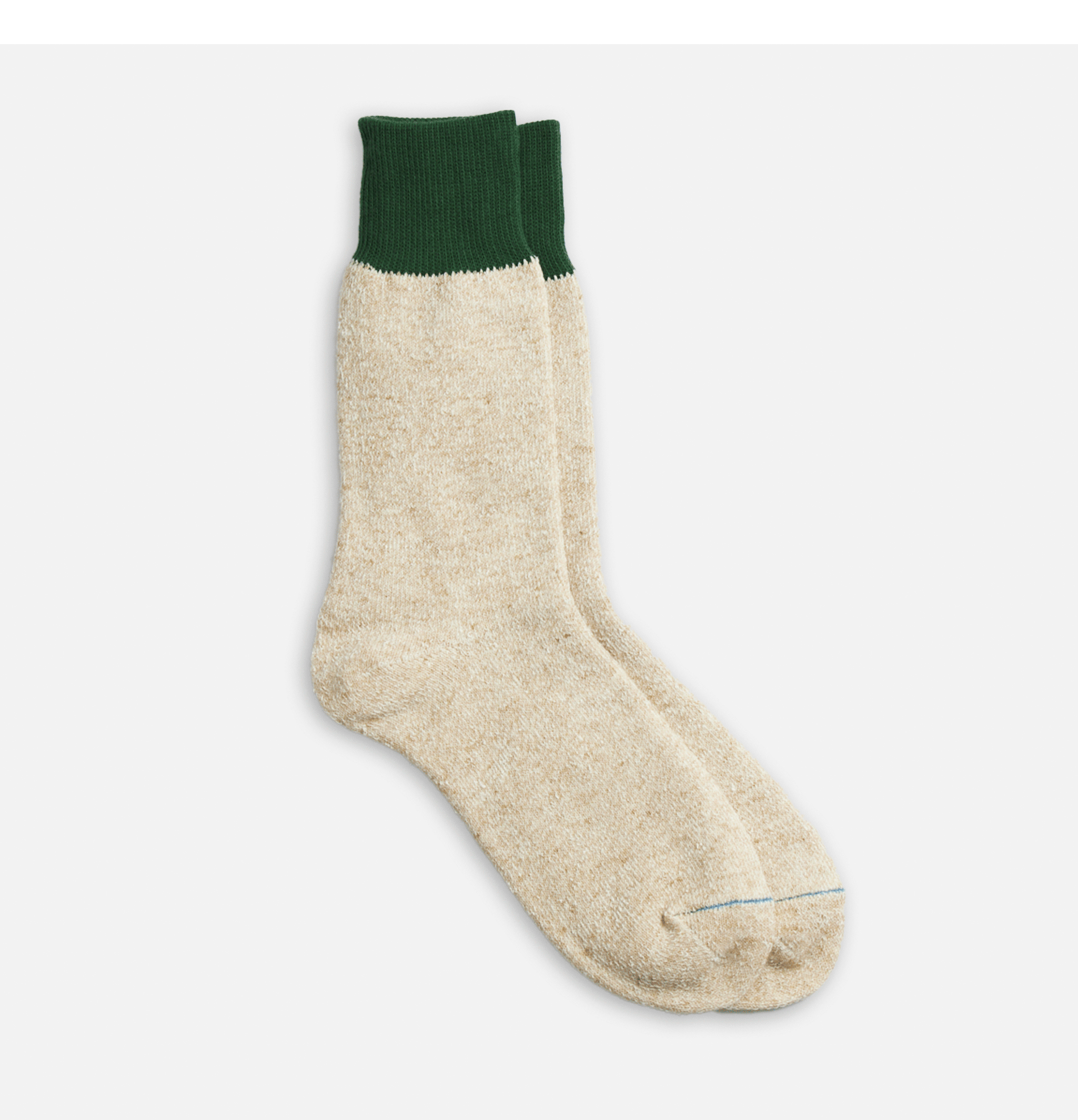 Rototo | Chaussette Double Silk Green | Royalcheese Paris