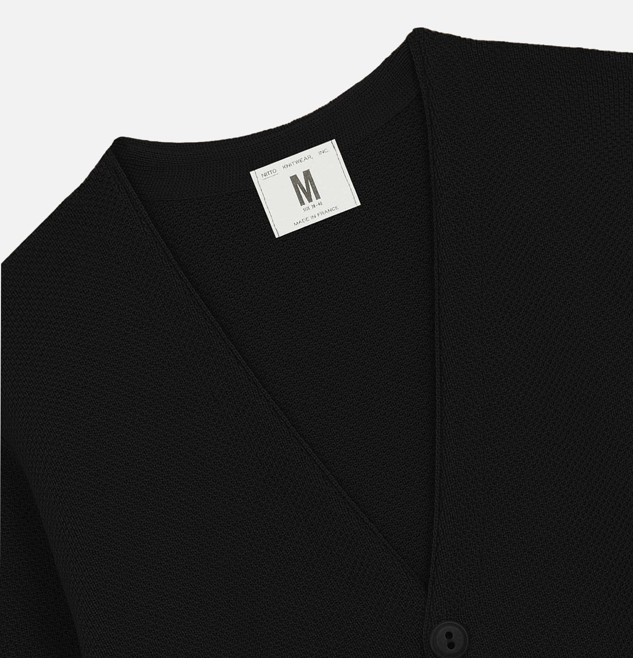 Nitto Knitwear Gilet en laine Youri Black