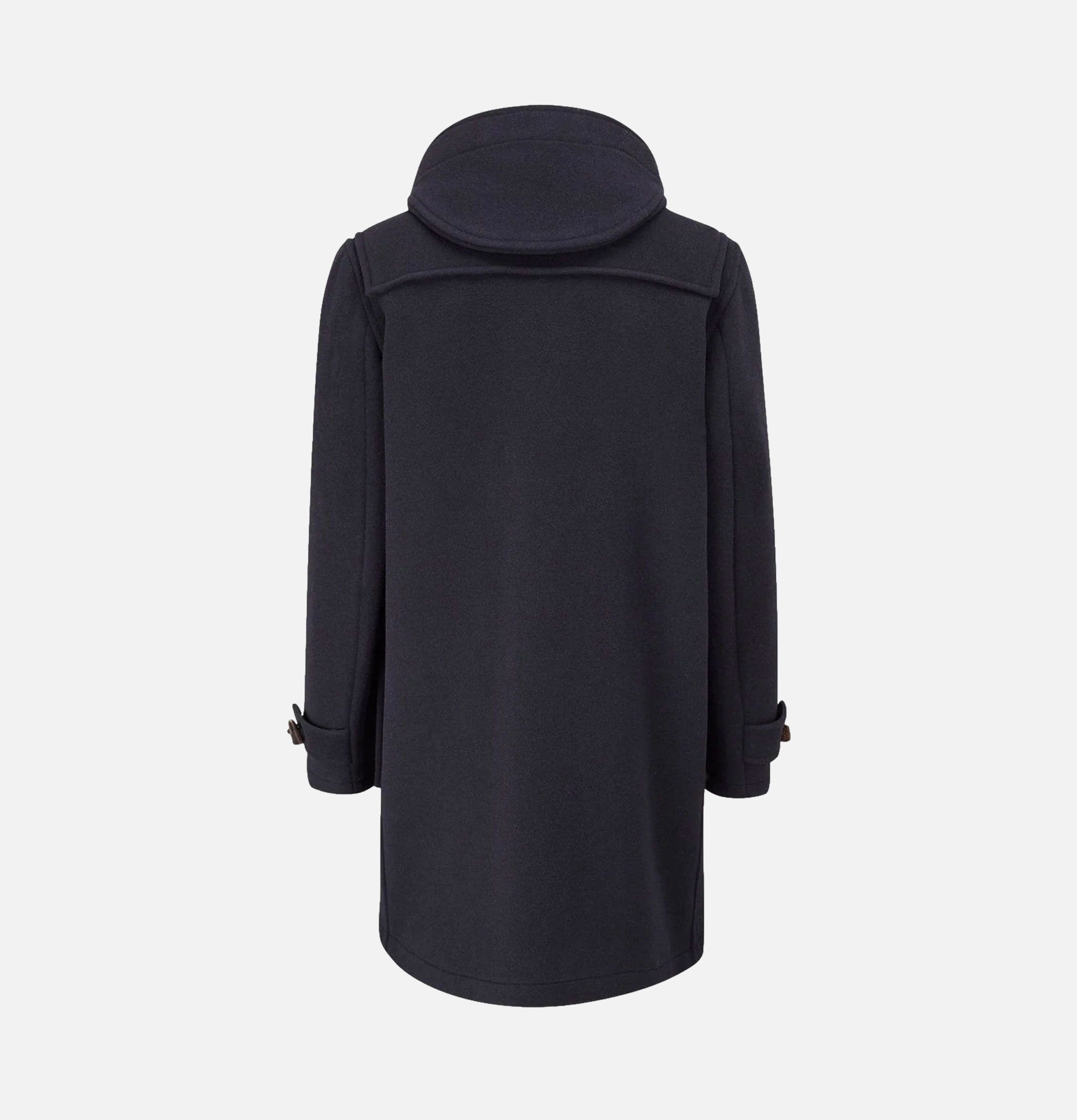 Morris Dufflecoat Navy Black Stewart