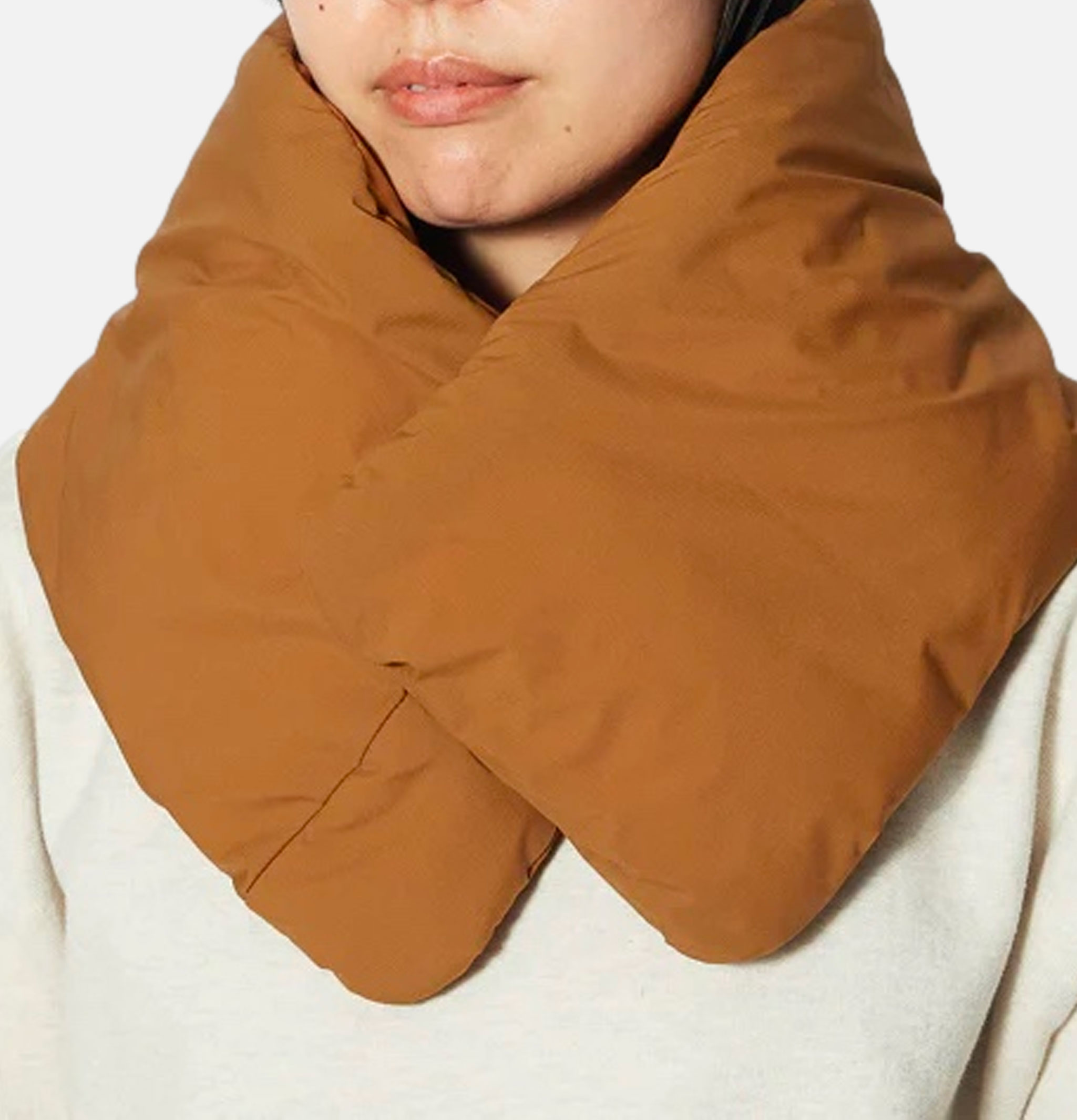 Snow Peak | 2L Octa Down Neck Warmer Brown | Royalcheese Paris