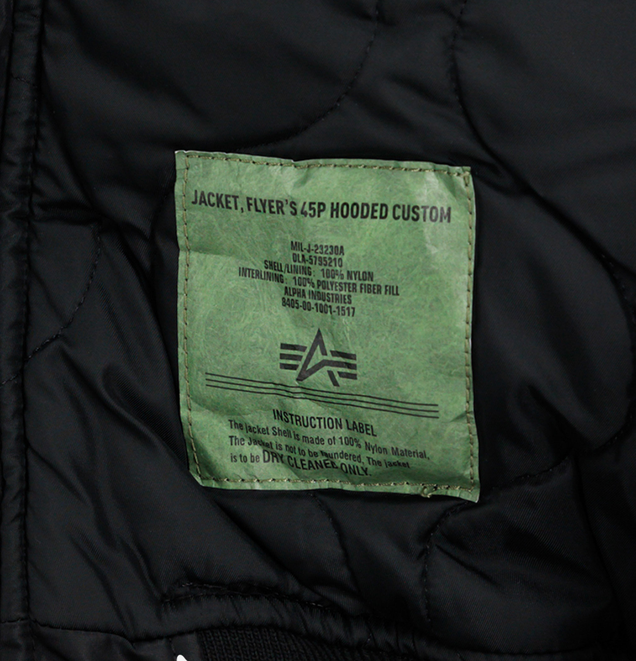 Veste Alpha Industries |  Cwu 45 Black | Shop Royalcheese Paris