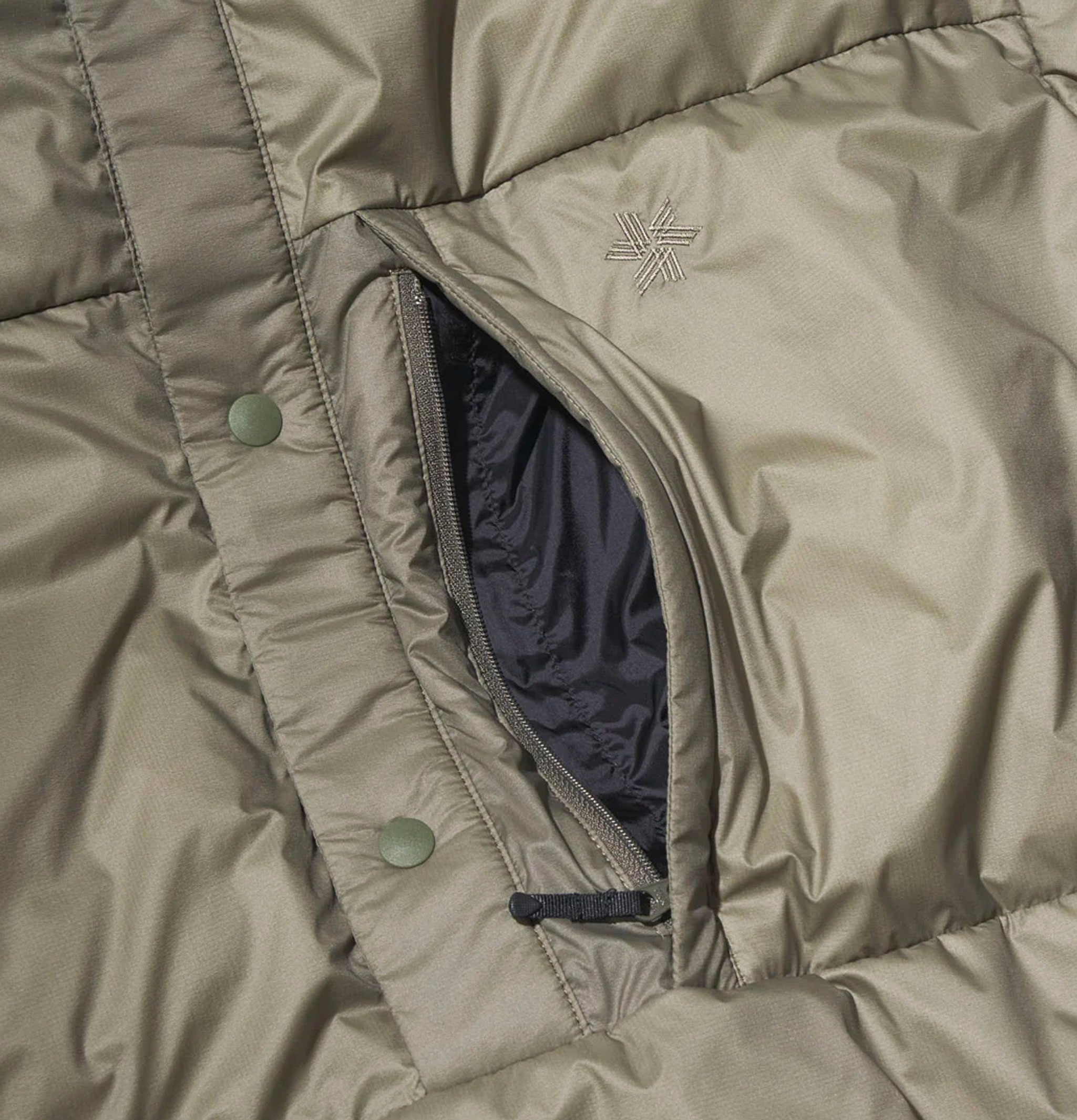 Goldwin Doudoune Pertex Quantum Down Pullover Oak Green