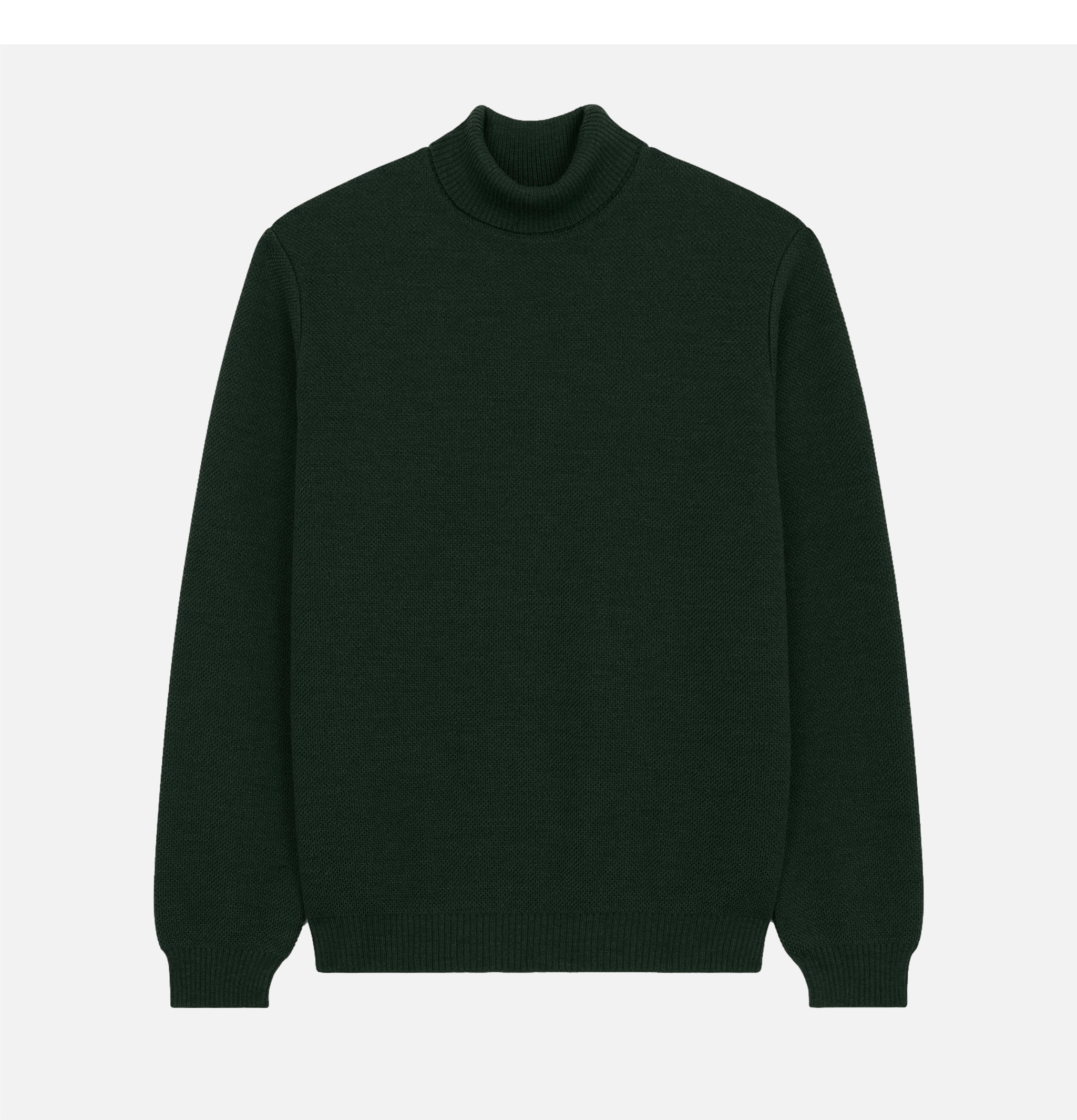 Nitto Knitwear | Col Roulé Youri | Green | Shop Royalcheese Paris