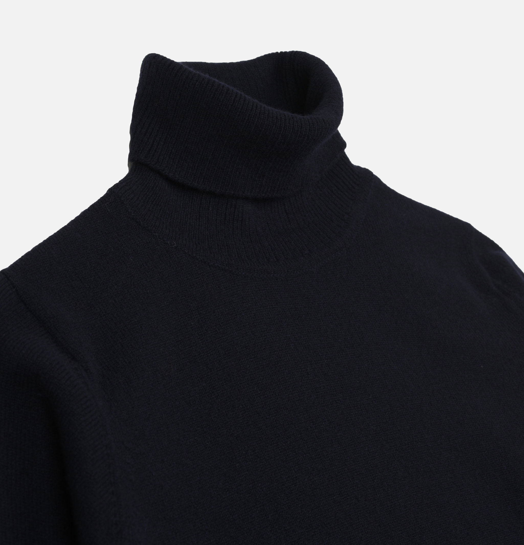 William Lockie | Roll Neck Sweater Navy | Shop Royalcheese