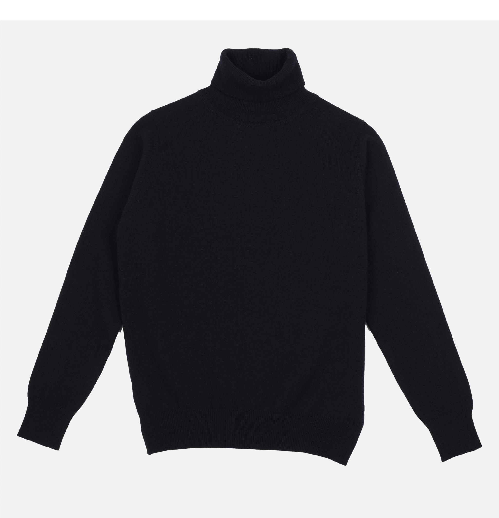 William Lockie | Roll Neck Sweater Navy | Shop Royalcheese