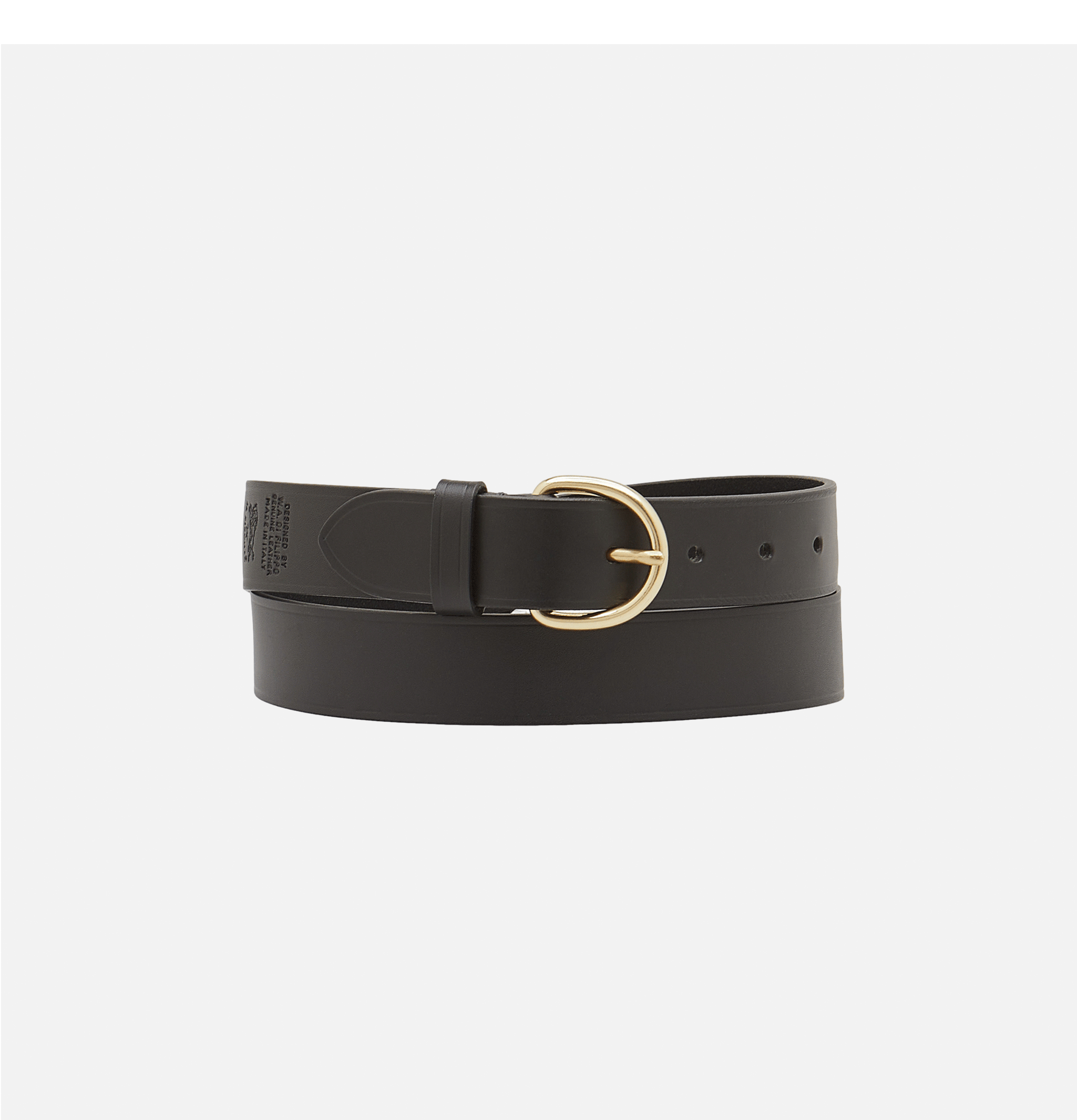 Il Bisonte Ceinture Belcowl Noir