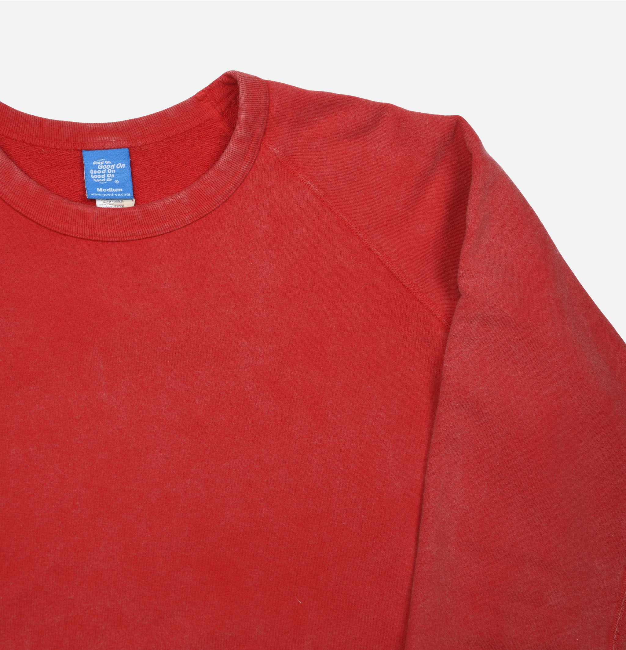 Good On Japan Vintage Dye Sweatshirt Rouge