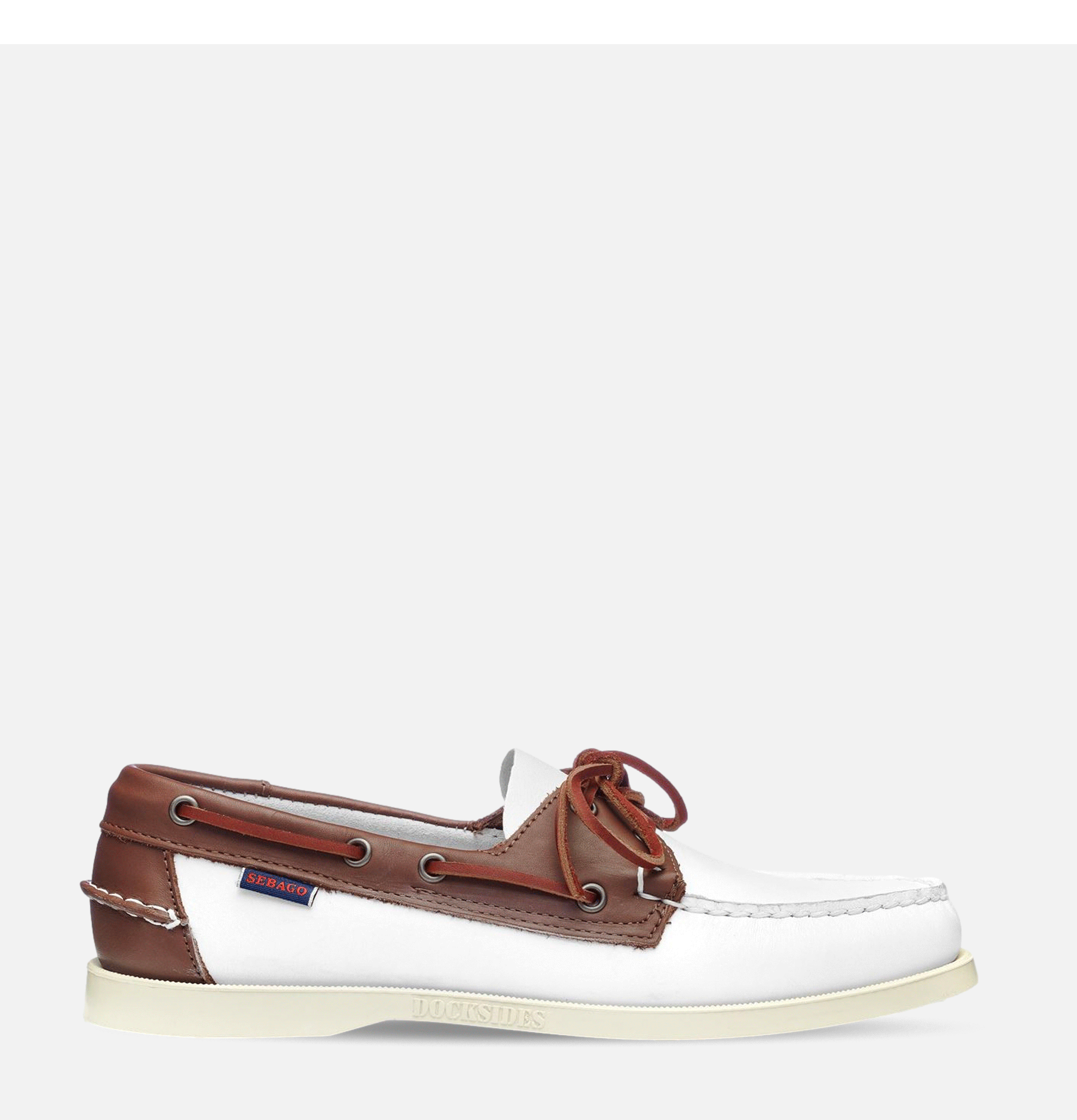 Chaussures Docksides Portland White brown