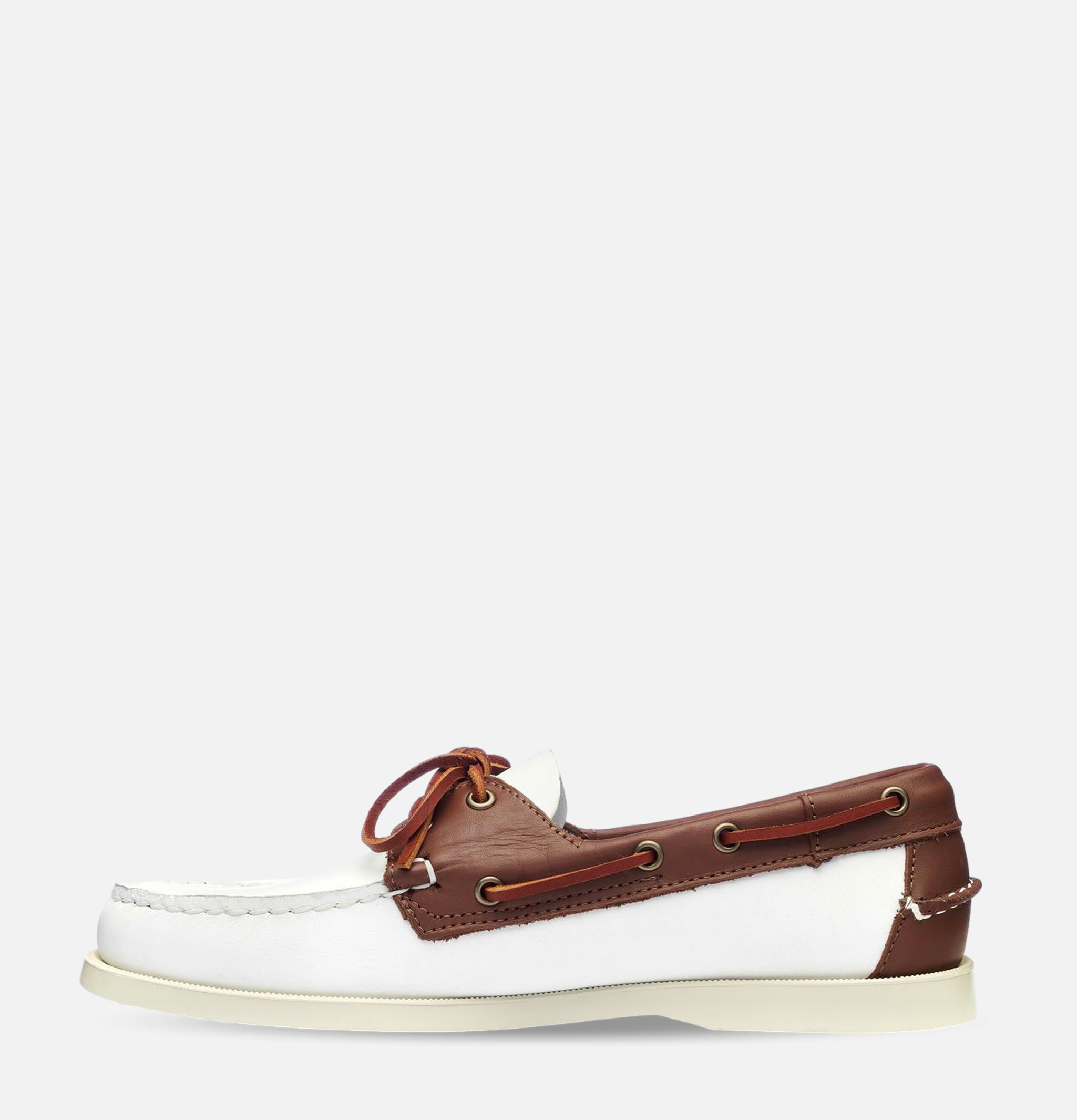 Chaussures Docksides Portland White brown