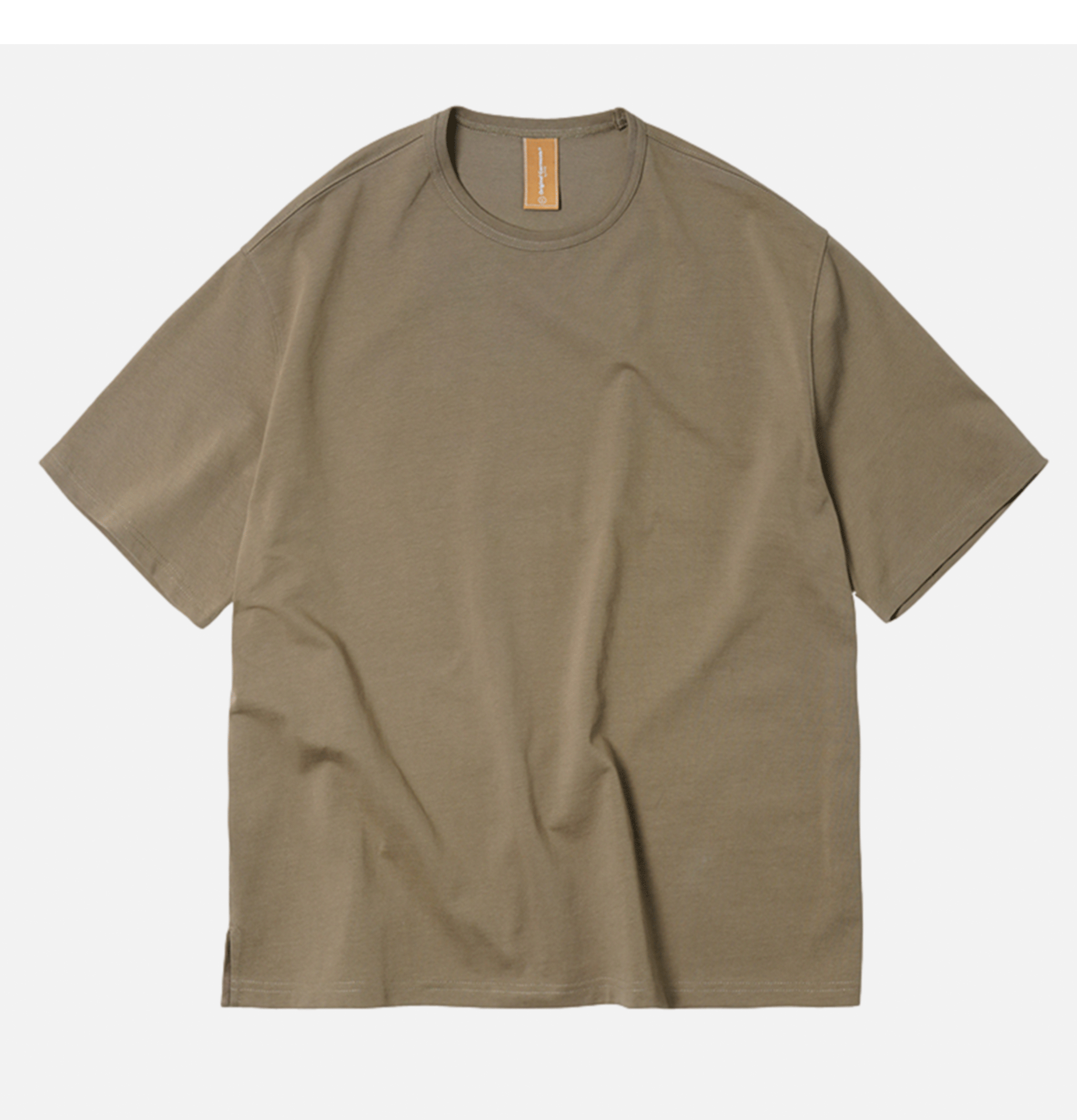 T-shirt Frizmworks Oversize Double Rib Tee Mud.