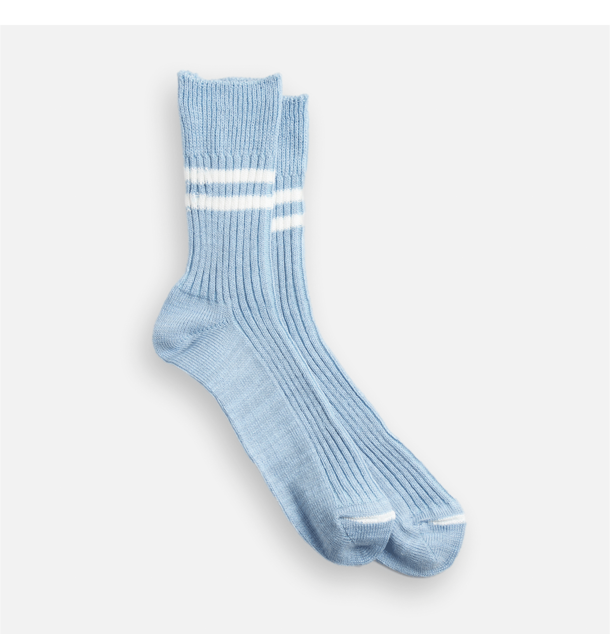Chaussettes Rototo Hemp Organic Cotton Stripe Bleu