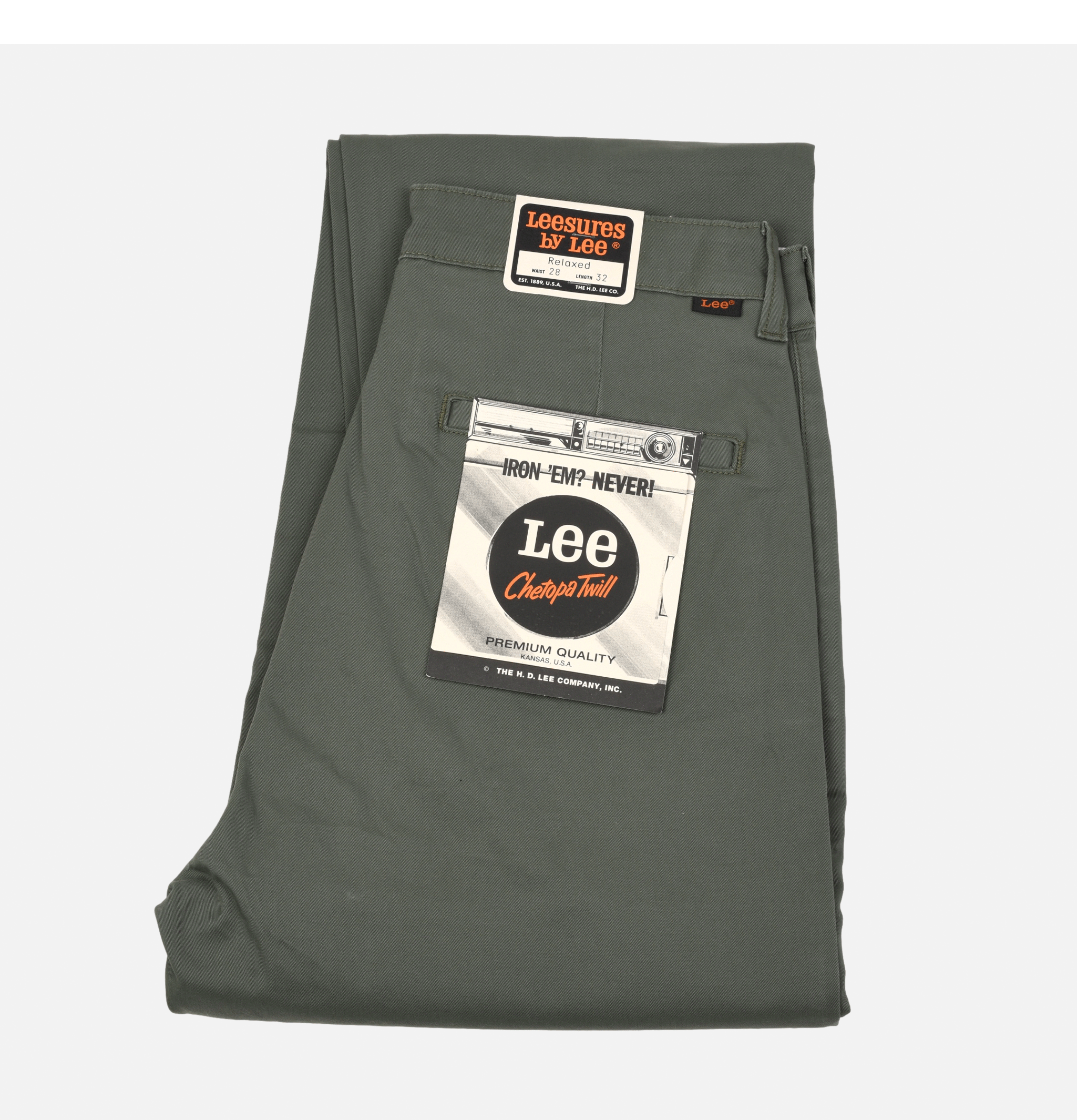 Pantalon Lee Relaxed Chino Olive